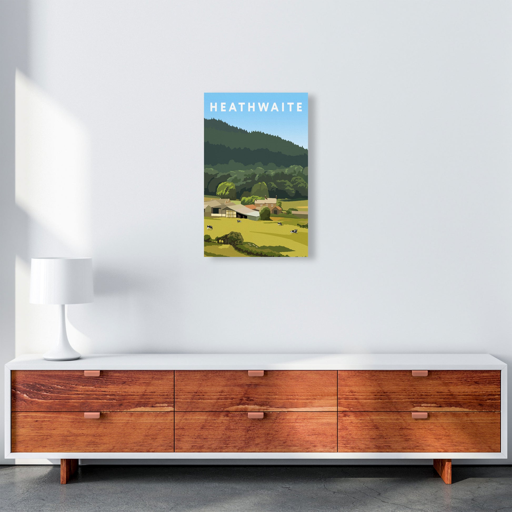 Heathwaite Portrait by Richard O'Neill A3 Canvas