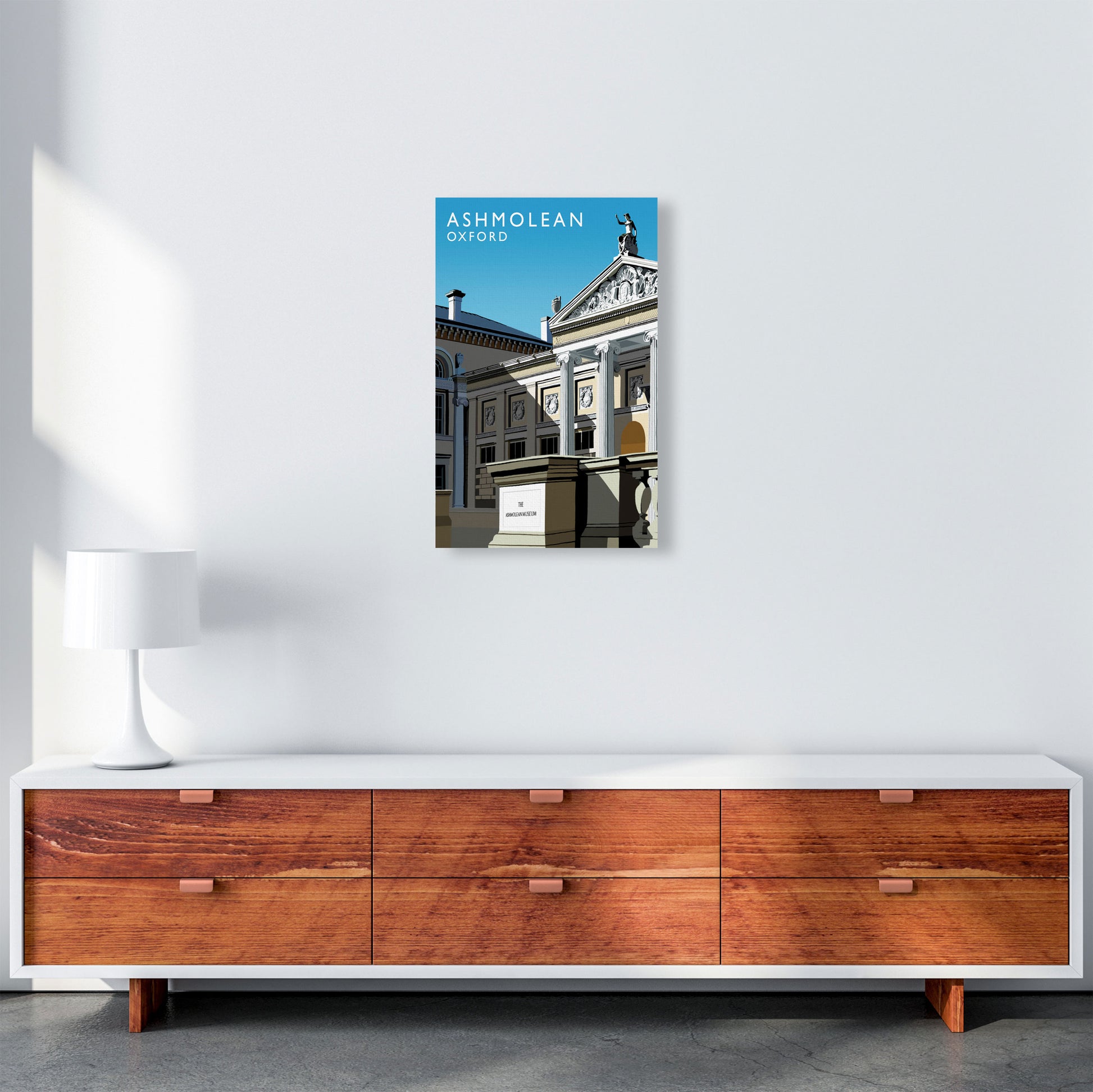 Ashmolean Portrait by Richard O'Neill A3 Canvas