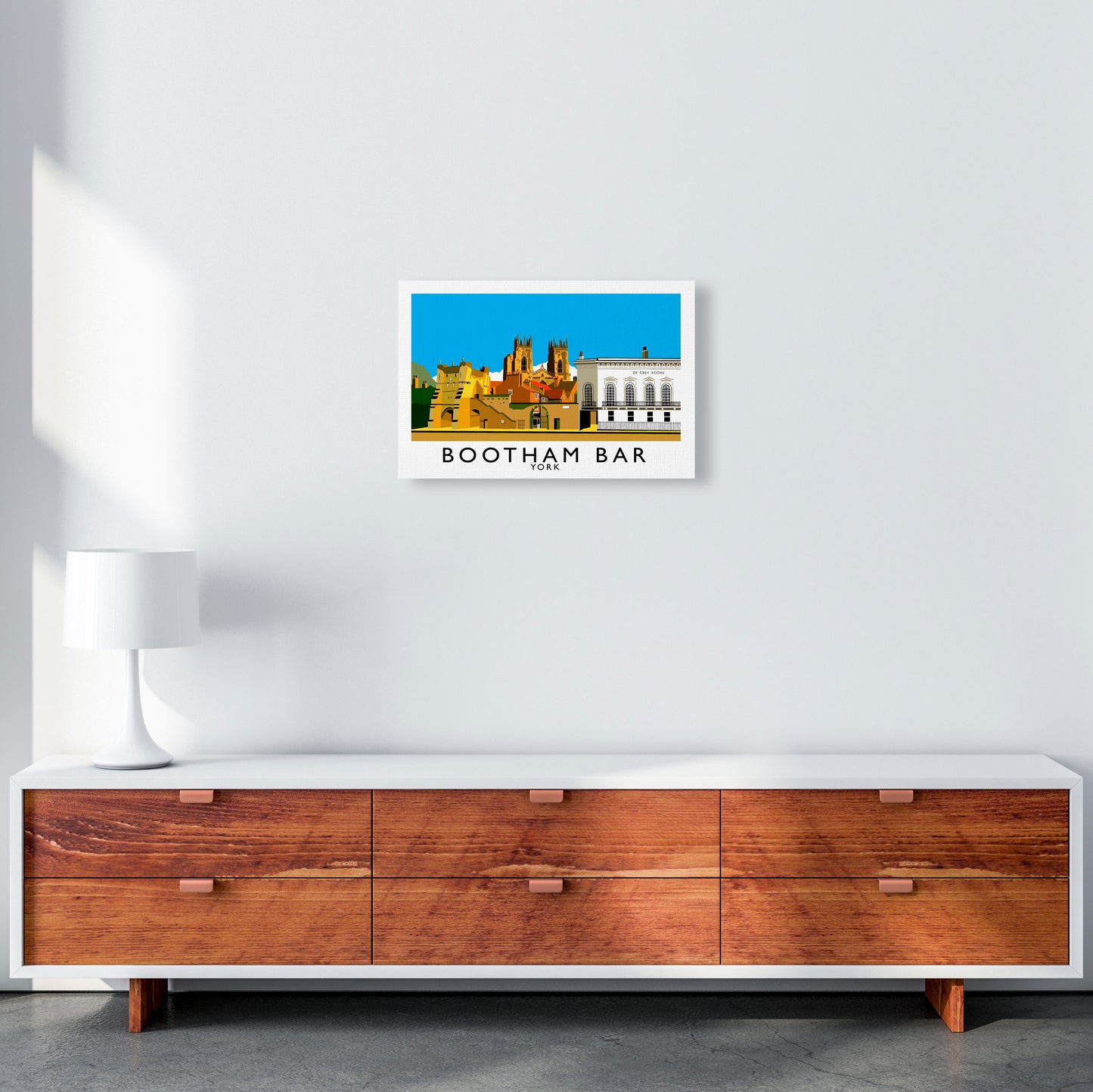 Bootham Bar York Art Print by Richard O'Neill A3 Canvas