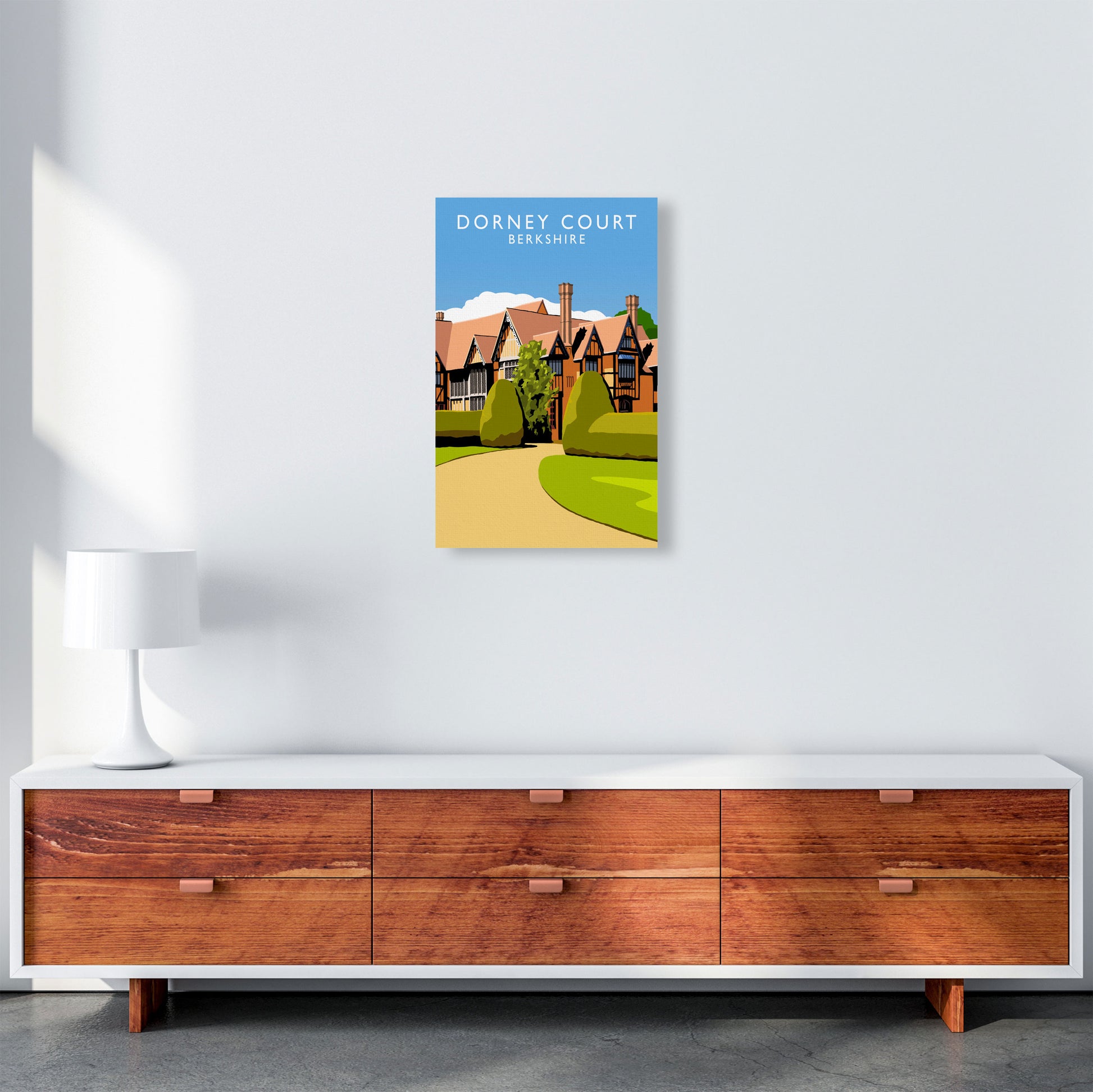 Dorney Court Art Print by Richard O'Neill A3 Canvas