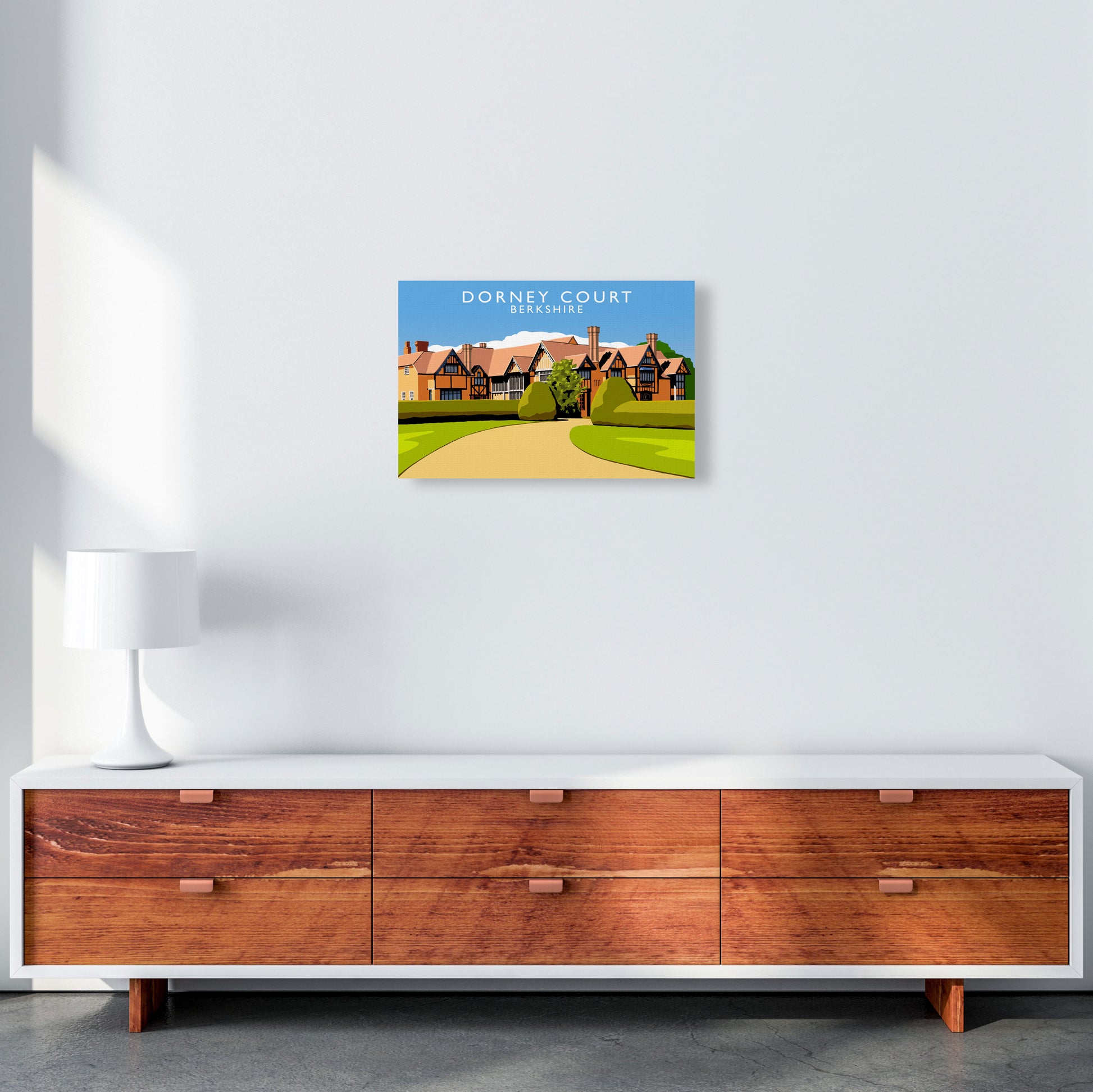 Dorney Court by Richard O'Neill A3 Canvas