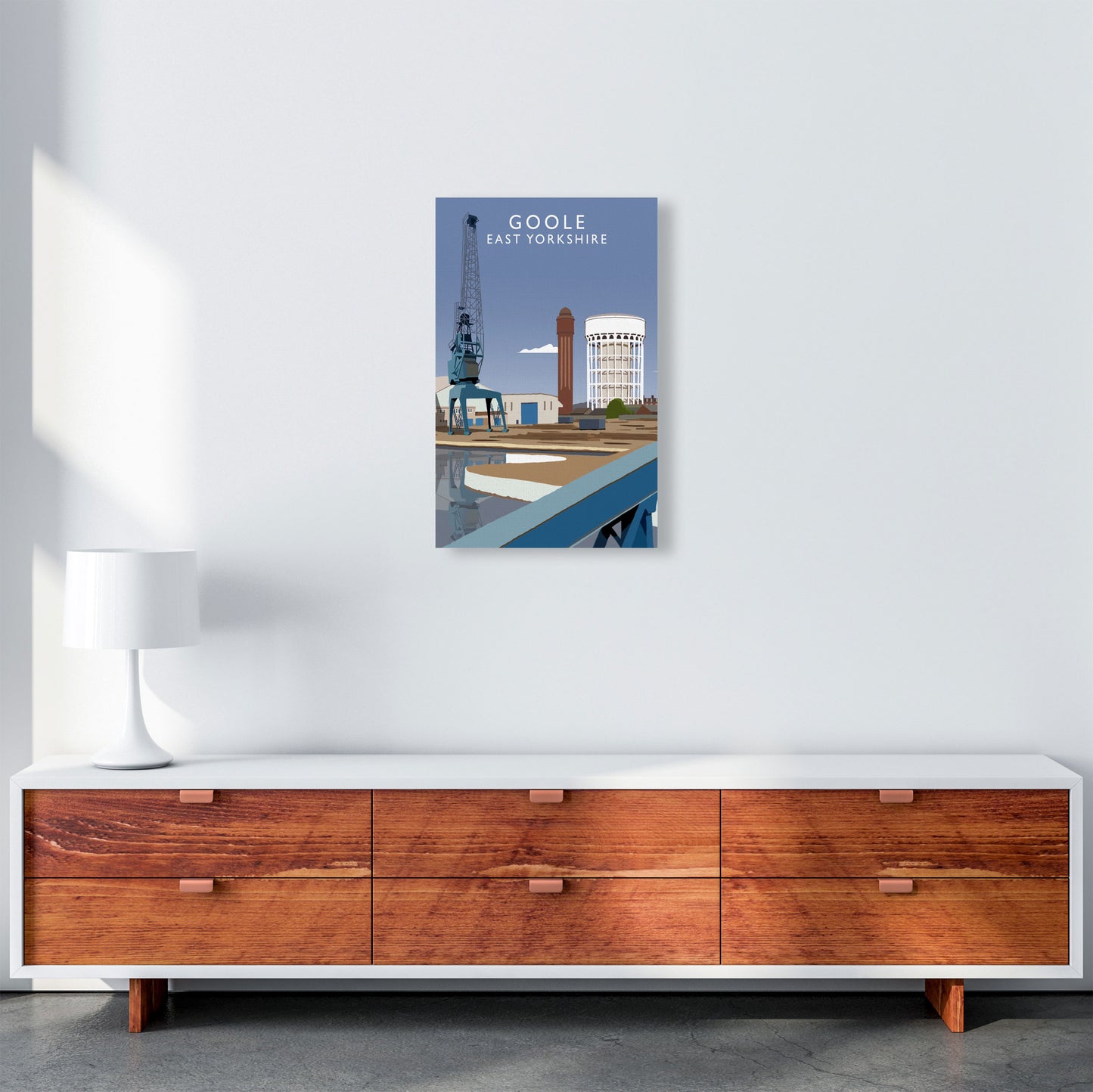 Goole East Yorkshire Art Print by Richard O'Neill A3 Canvas