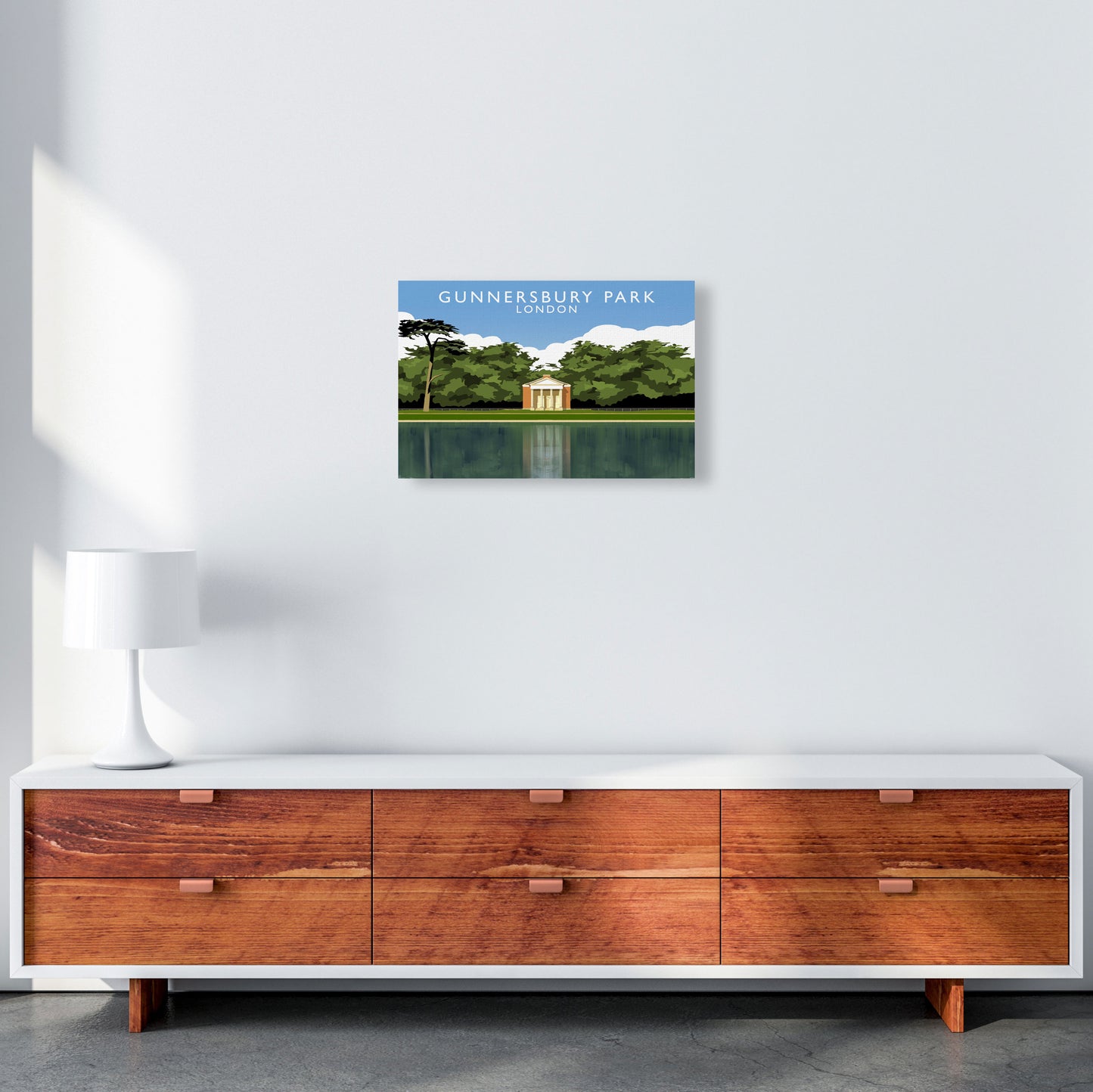 Gunnersbury Park by Richard O'Neill A3 Canvas