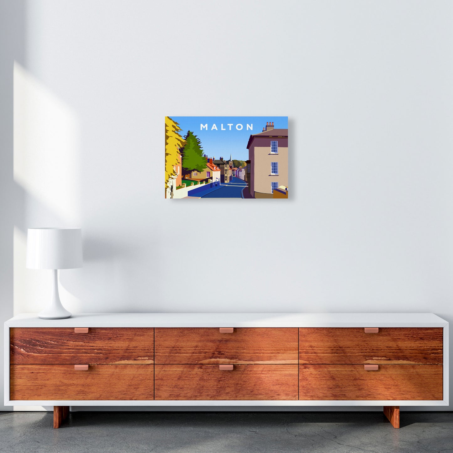 Malton Framed Digital Art Print by Richard O'Neill A3 Canvas