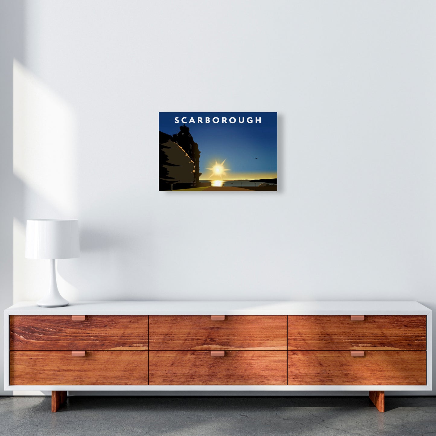 Scarborough Sunrise by Richard O'Neill A3 Canvas