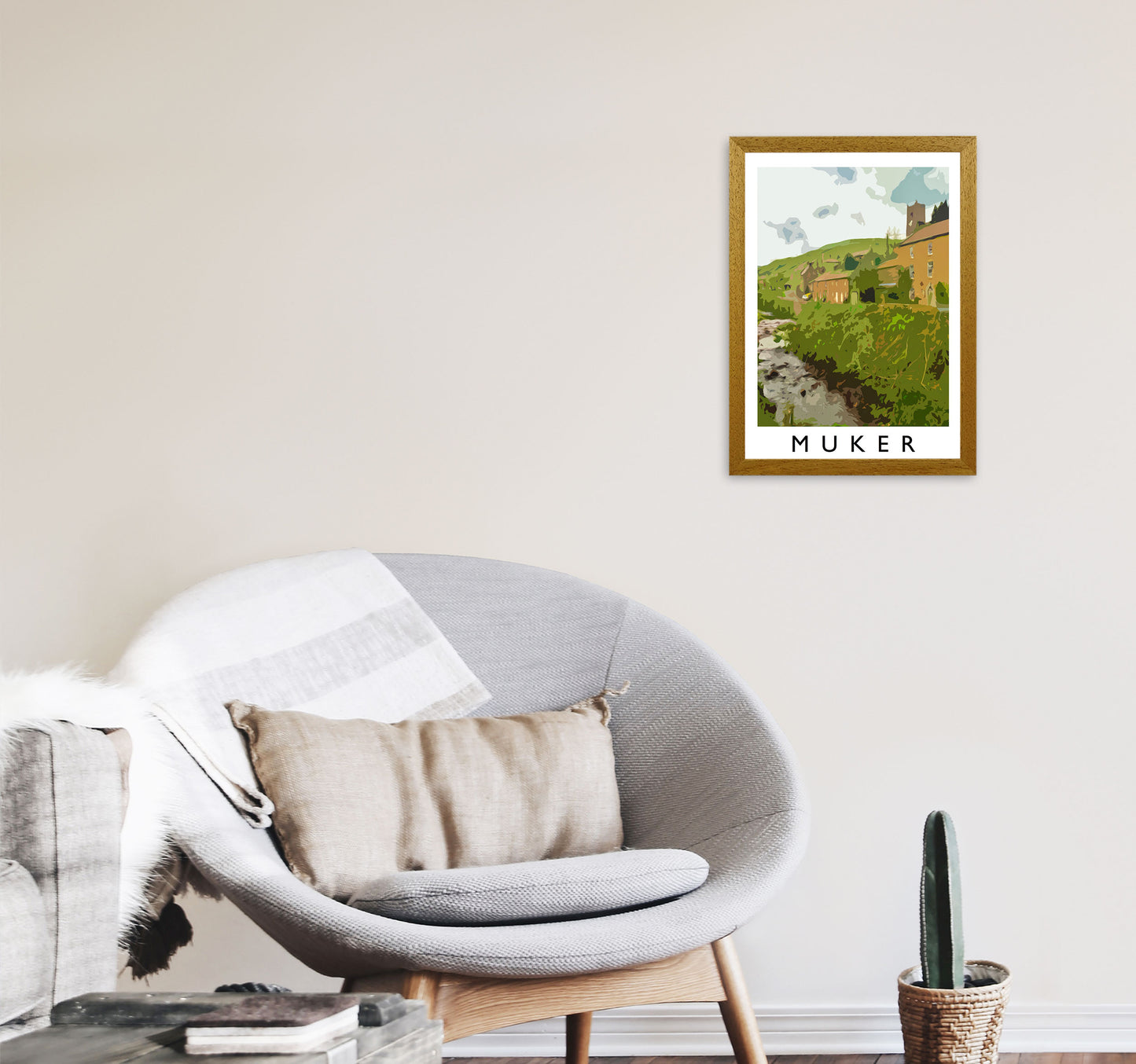 Muker Art Print by Richard O'Neill A3 Print Only
