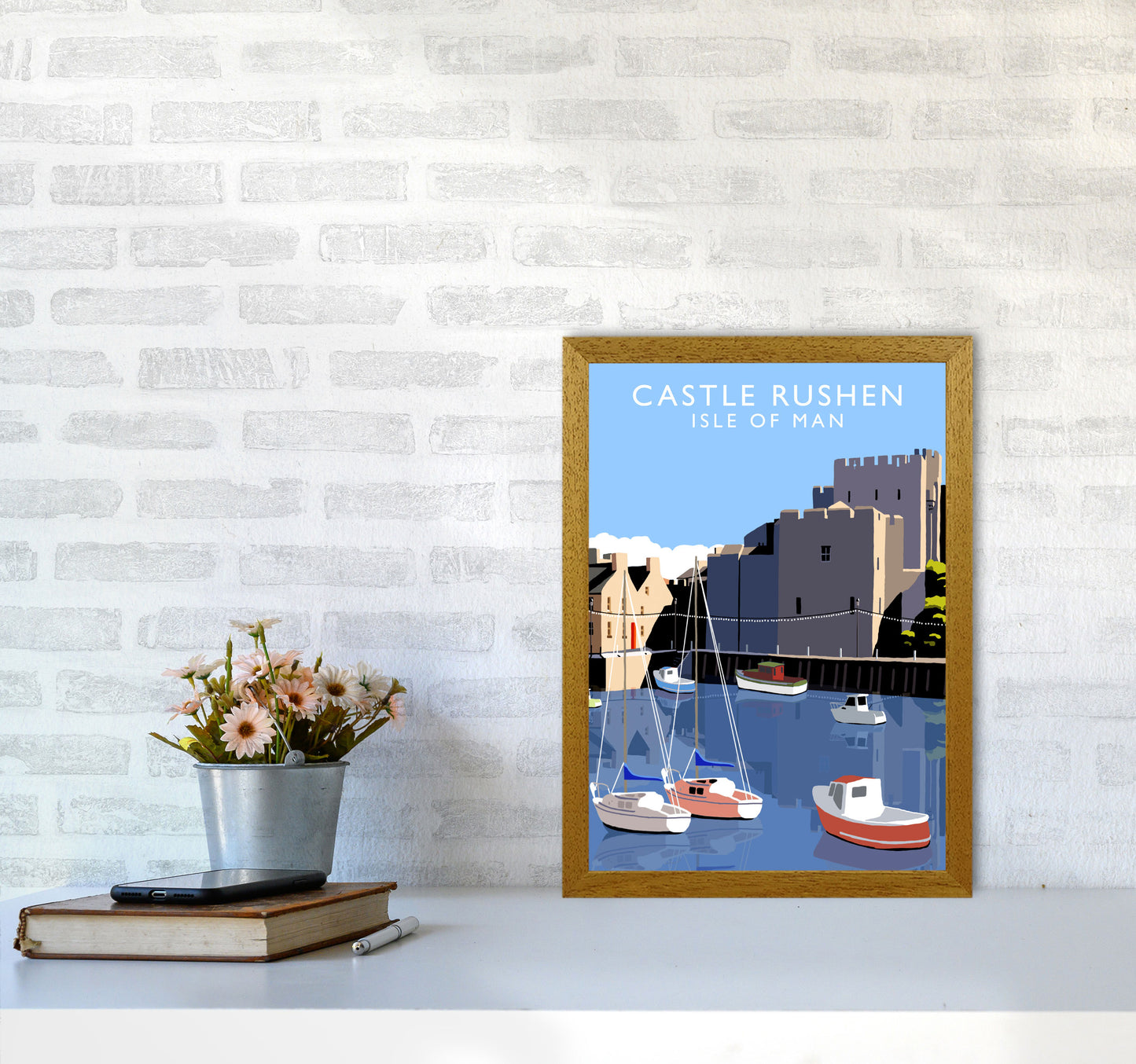 Castle Rushen by Richard O'Neill A3 Print Only