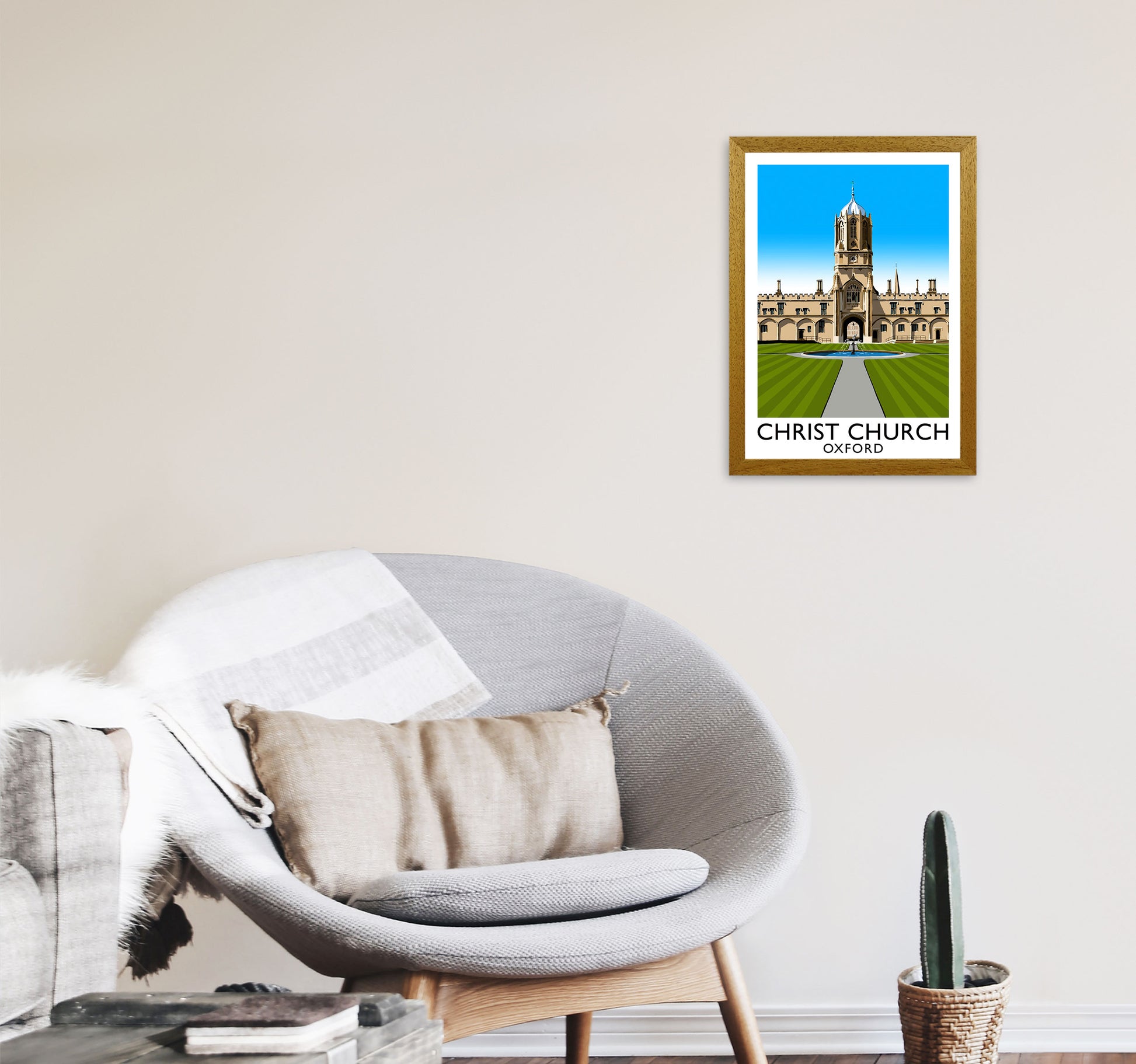 Christ Church Oxford by Richard O'Neill A3 Print Only