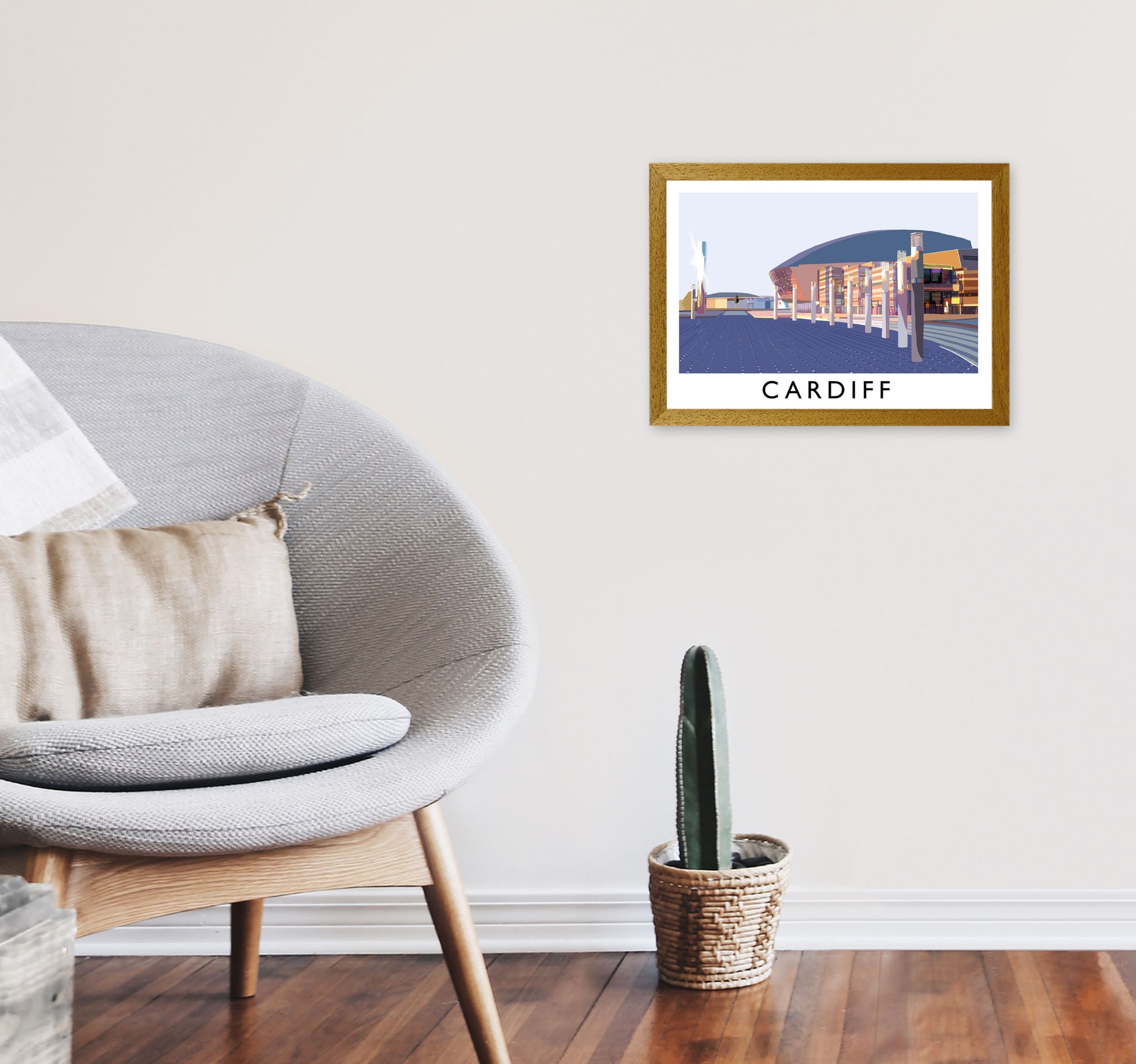 Cardiff by Richard O'Neill A3 Print Only