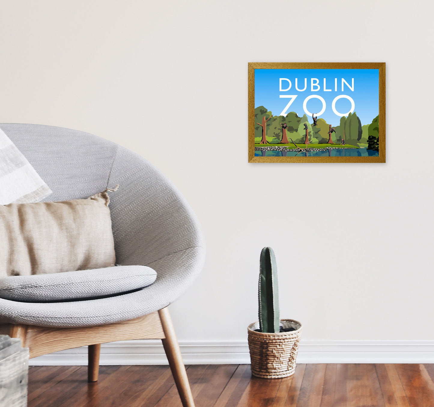 Dublin Zoo by Richard O'Neill A3 Print Only