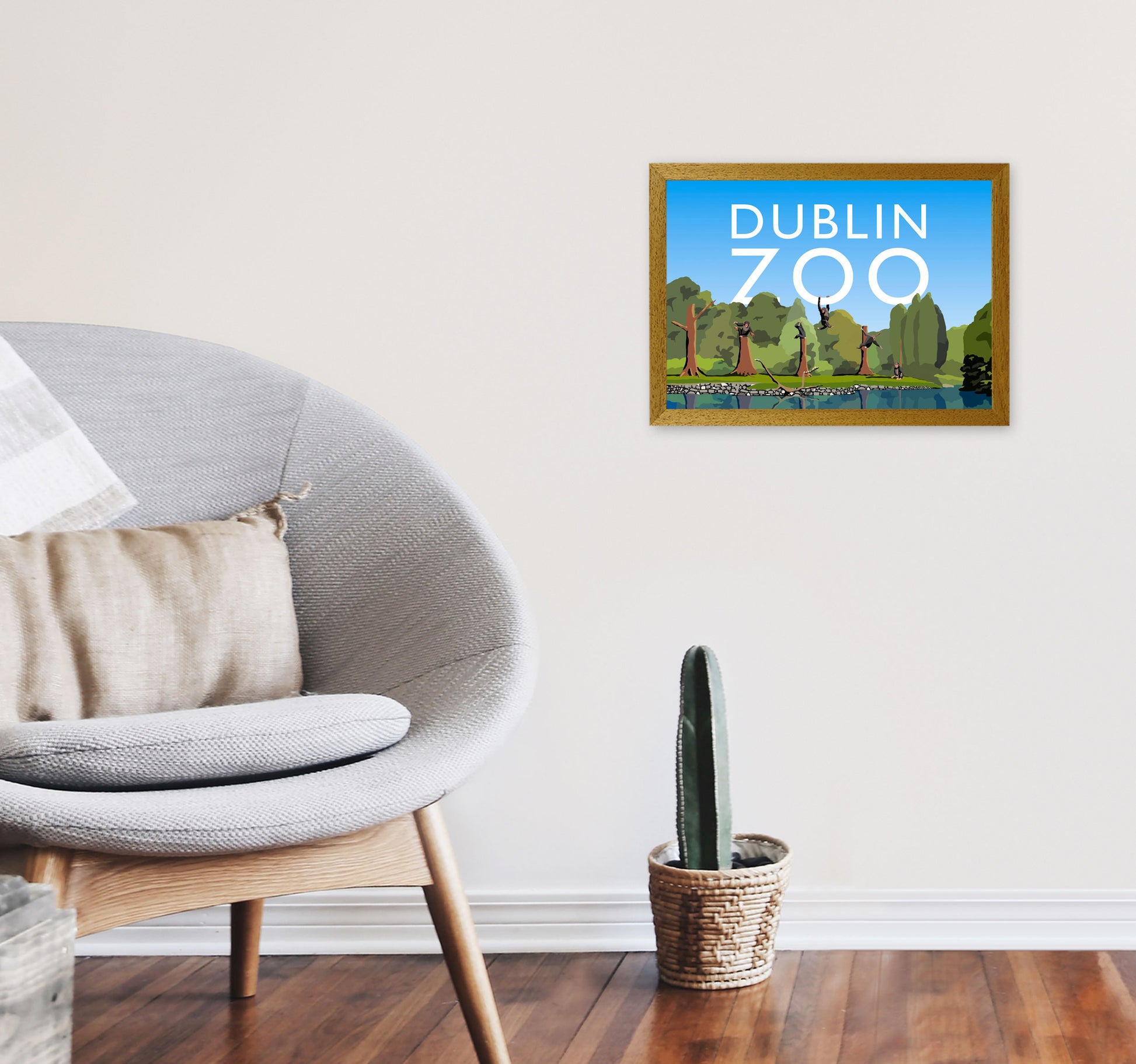 Dublin Zoo by Richard O'Neill A3 Print Only