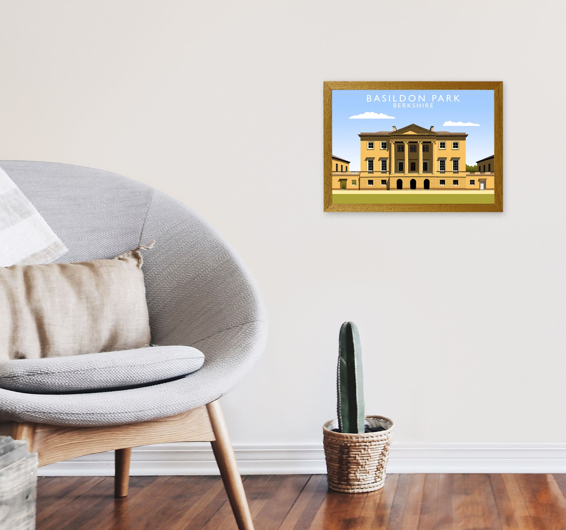 Basildon Park by Richard O'Neill A3 Print Only