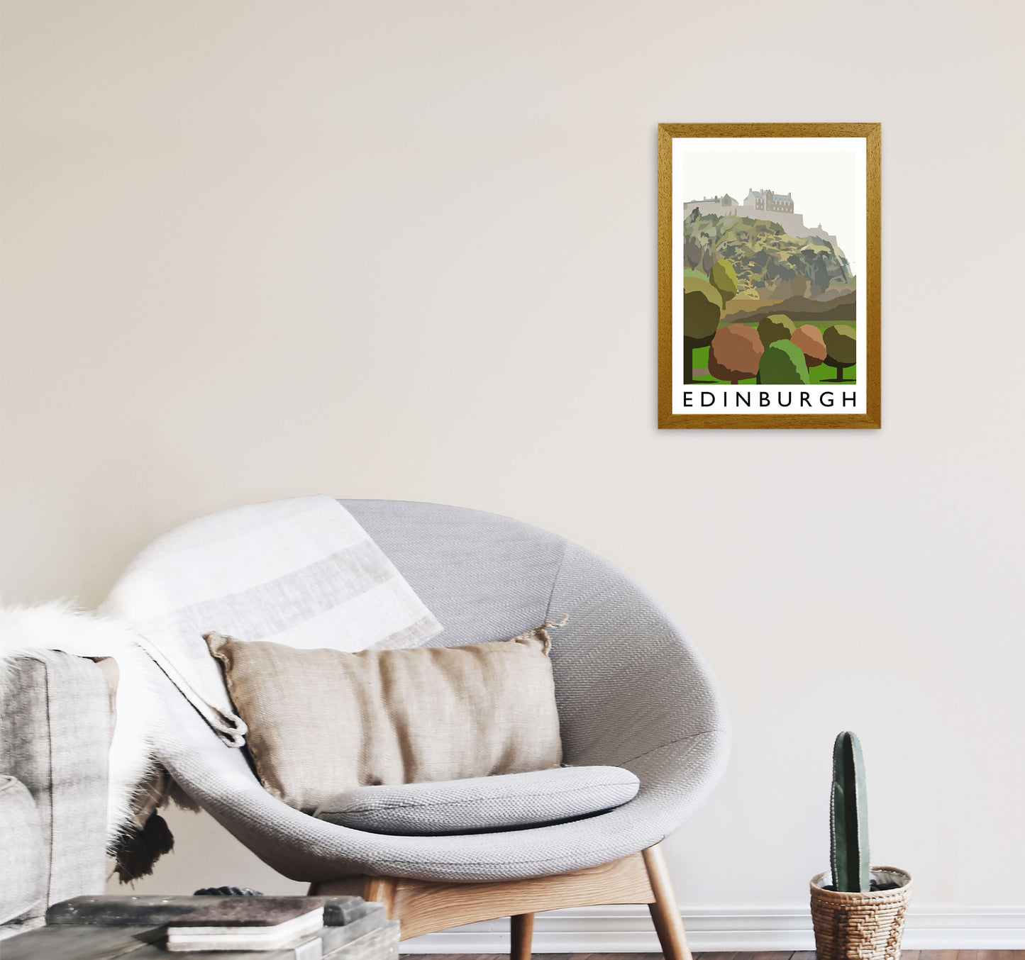 Edinburgh Portrait by Richard O'Neill A3 Print Only