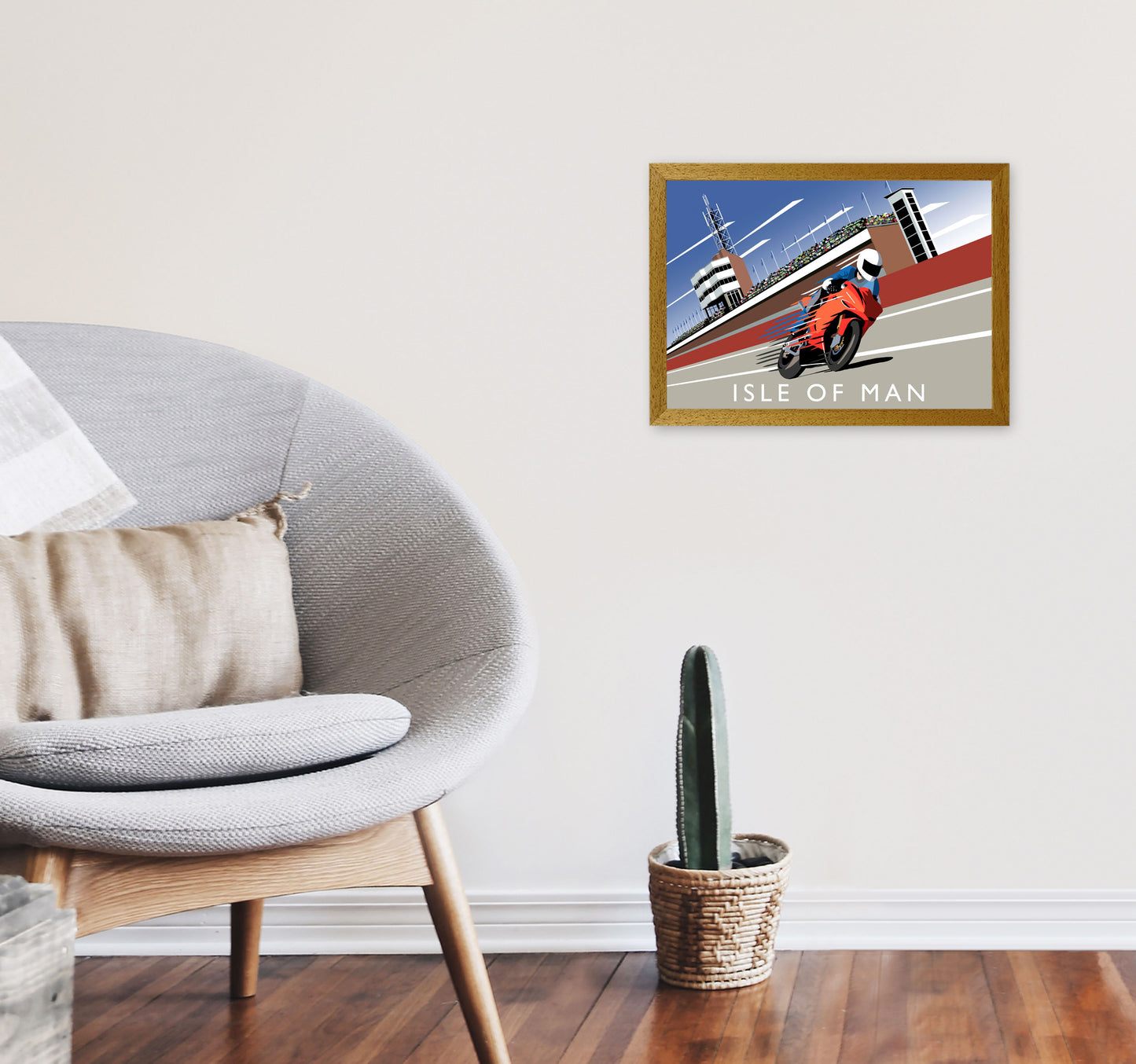 Isle of Man Art Print by Richard O'Neill A3 Print Only