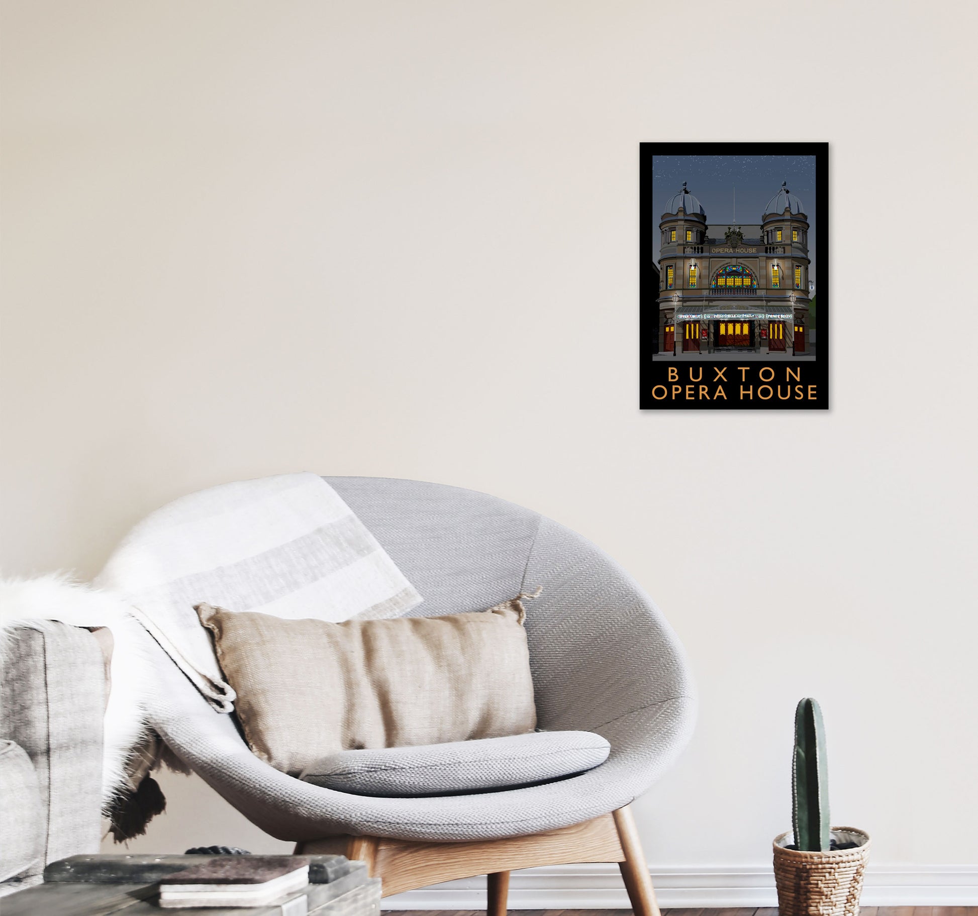 Buxton Opera House by Richard O'Neill A3 Black Frame