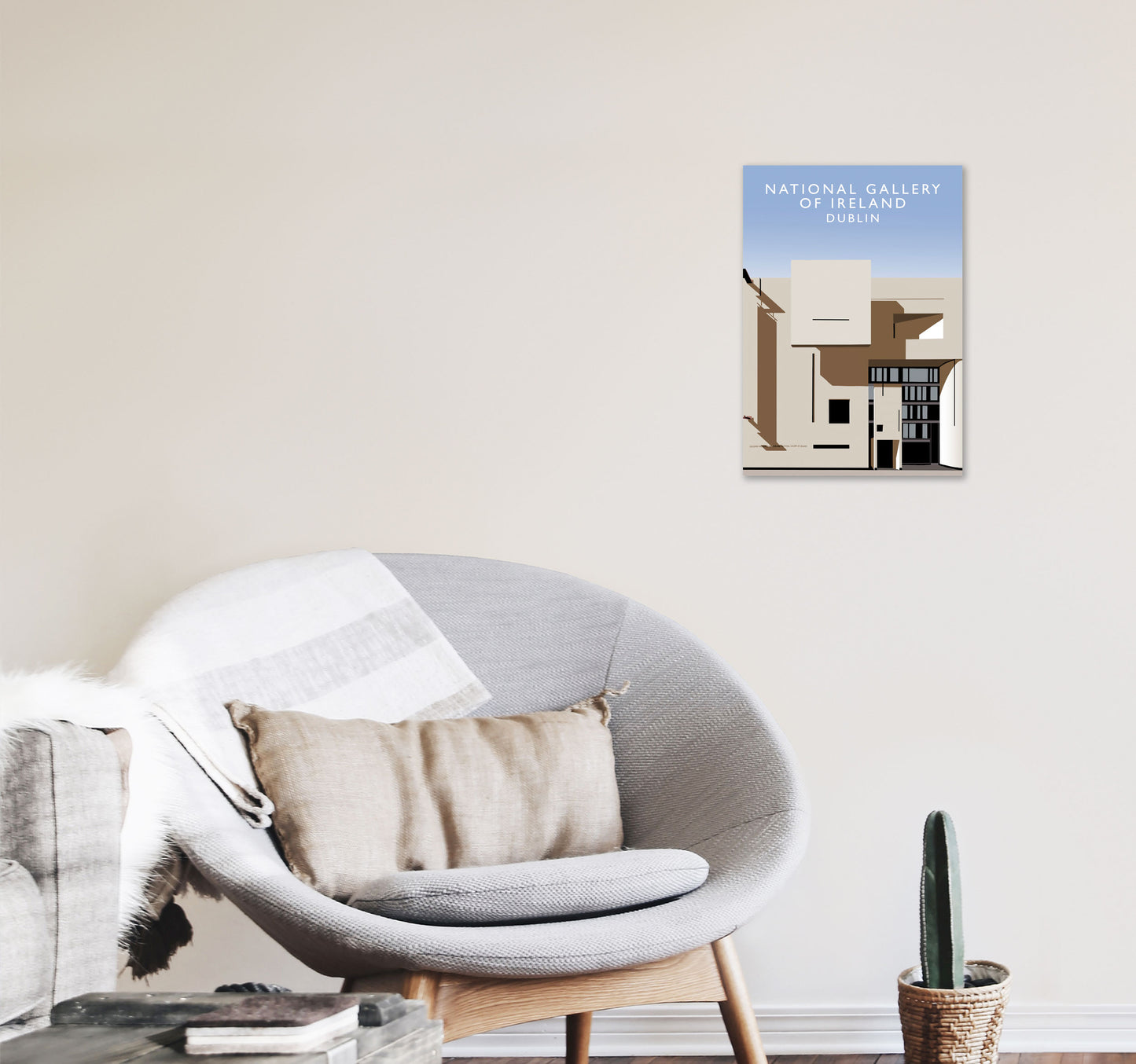 National Gallery Of Ireland by Richard O'Neill A3 Black Frame