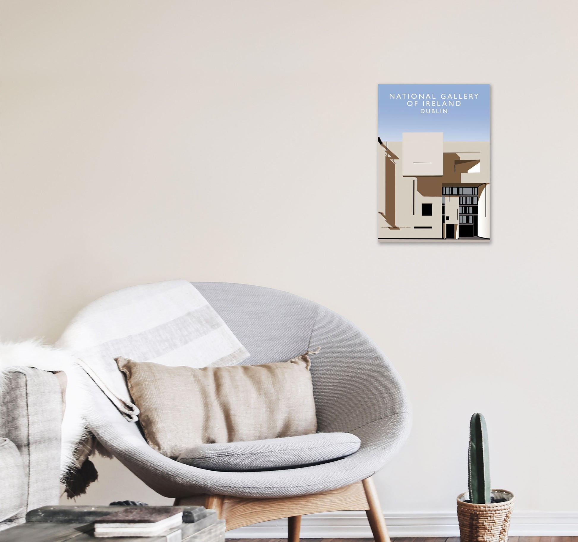 National Gallery Of Ireland by Richard O'Neill A3 Black Frame