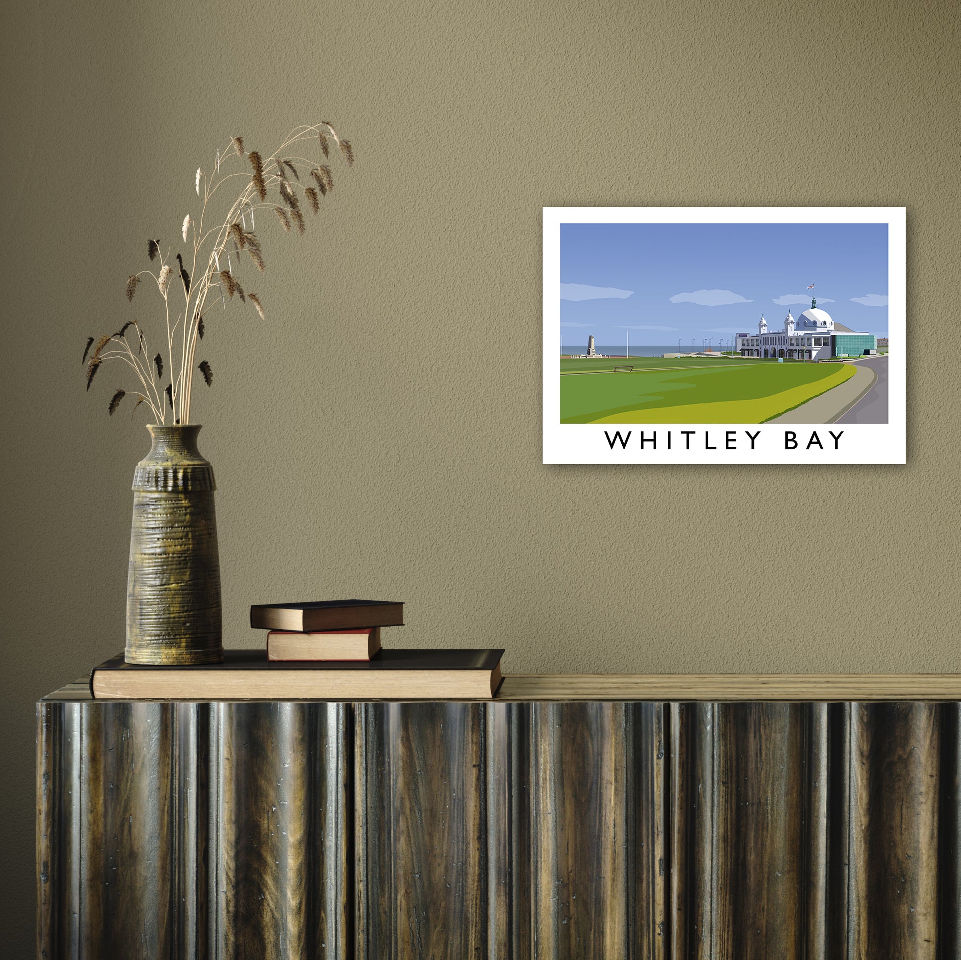Whitley Bay by Richard O'Neill A3 Print Only