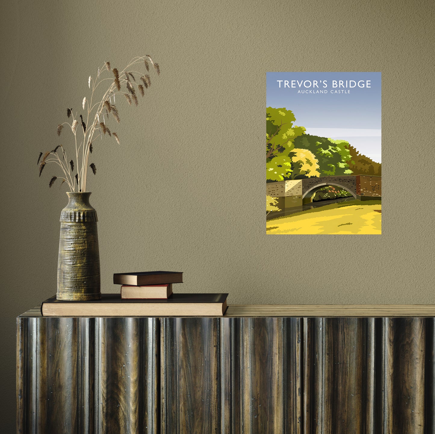Trevor's Bridge portrait by Richard O'Neill A3 Print Only