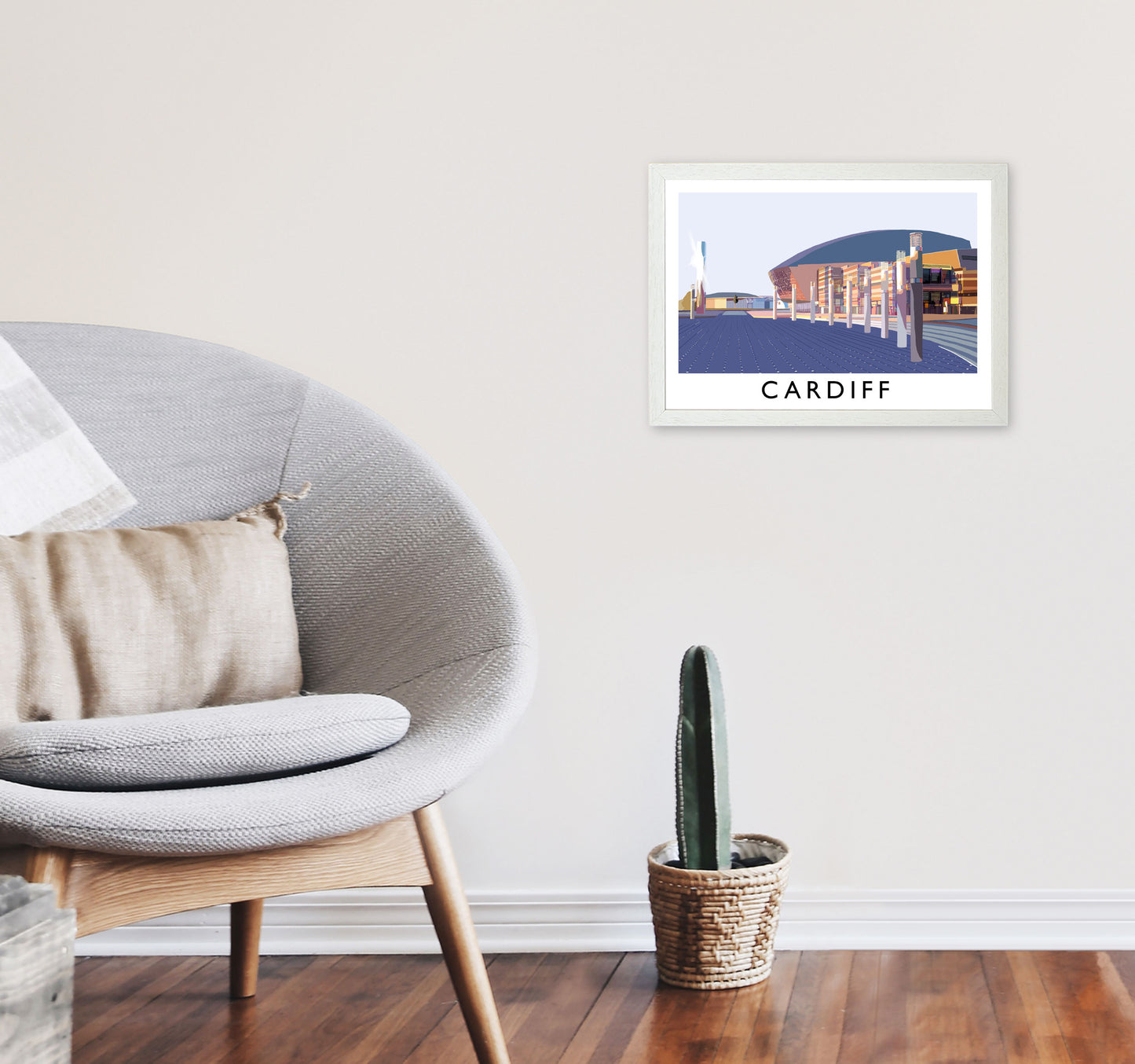 Cardiff by Richard O'Neill A3 Oak Frame