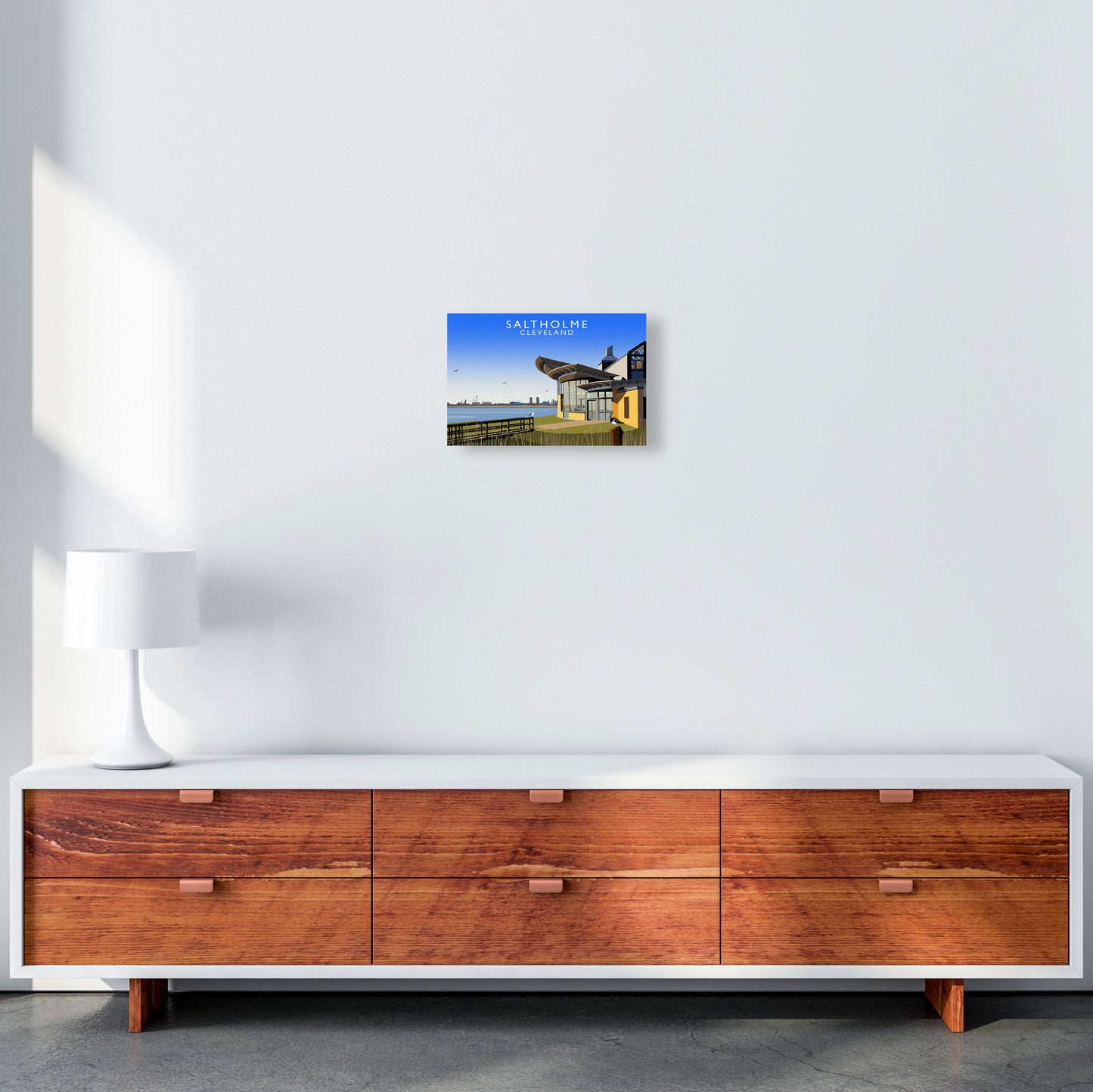 Salthome Cleveland (Landscape) by Richard O'Neill A4 Canvas