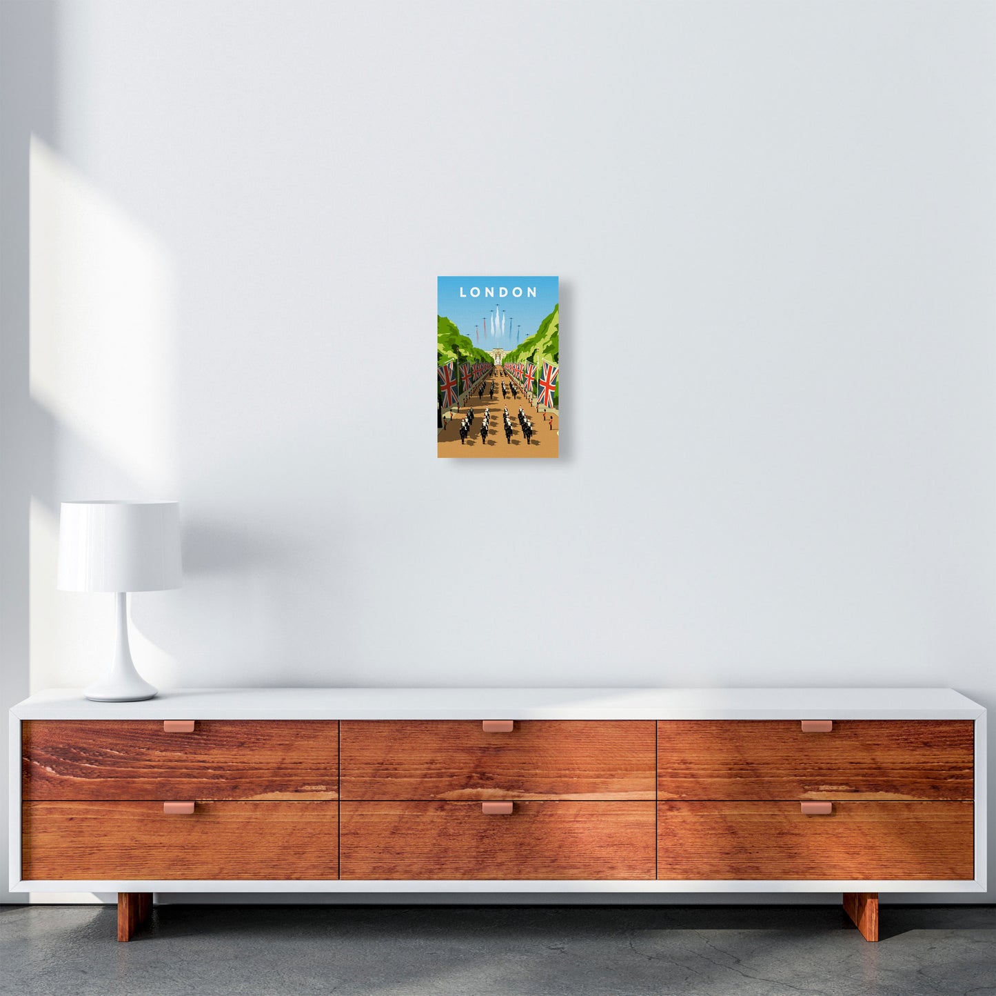London Art Print by Richard O'Neill A4 Canvas