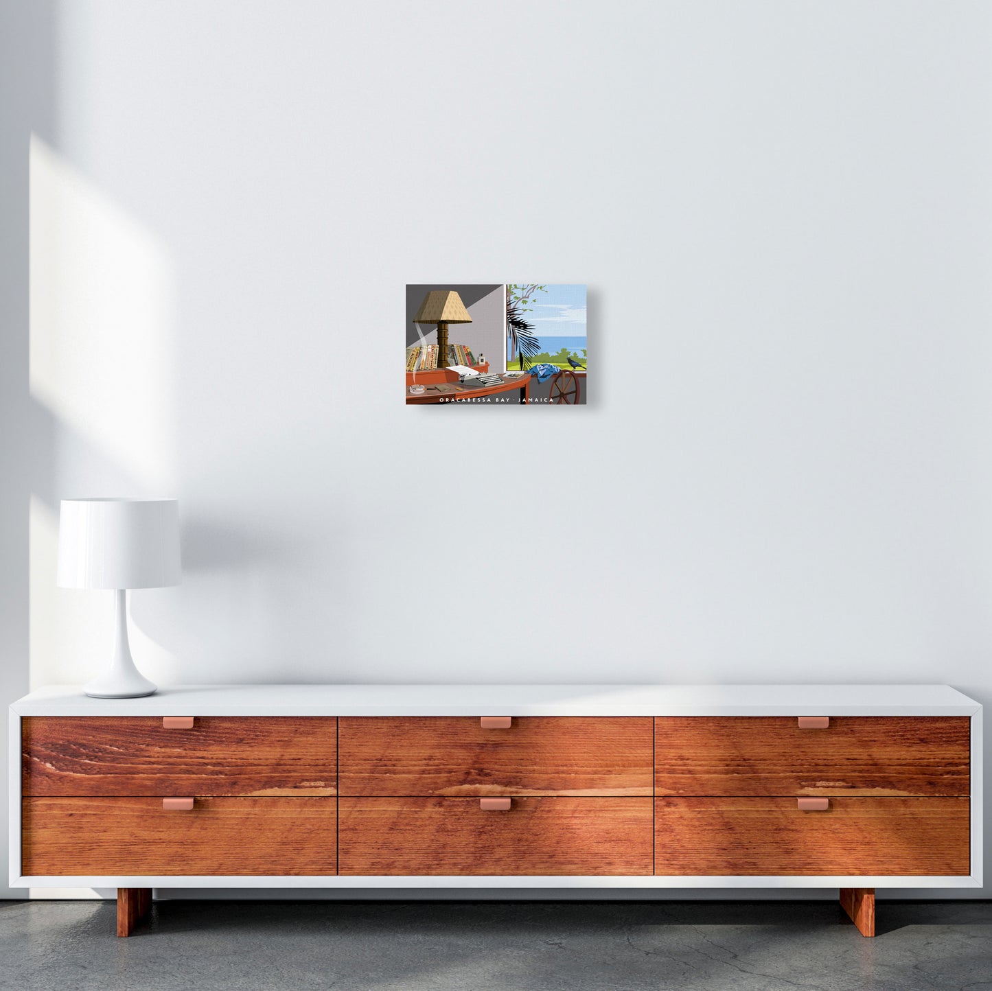 Oracabessa Bay by Richard O'Neill A4 Canvas