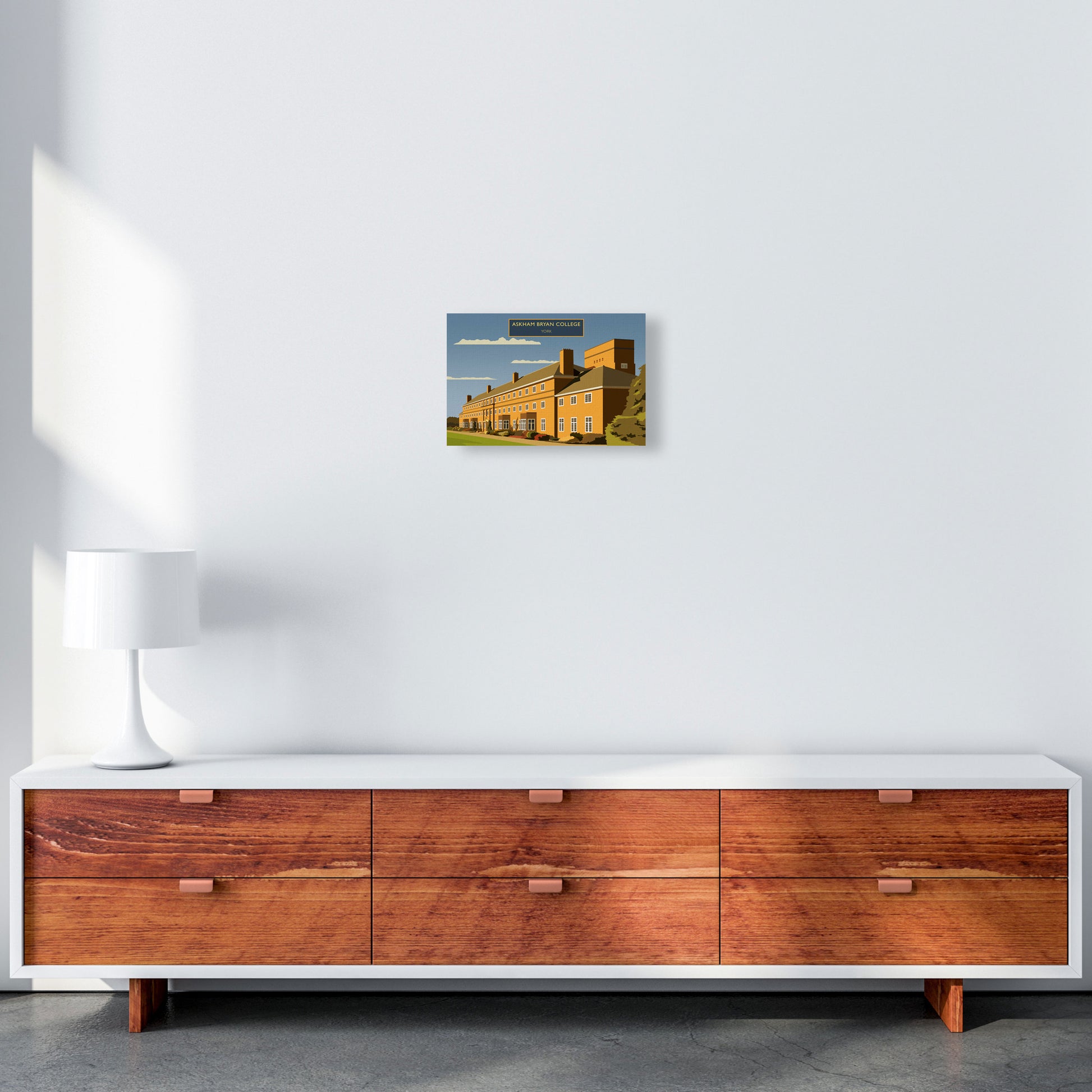 Askham Bryan College by Richard O'Neill A4 Canvas