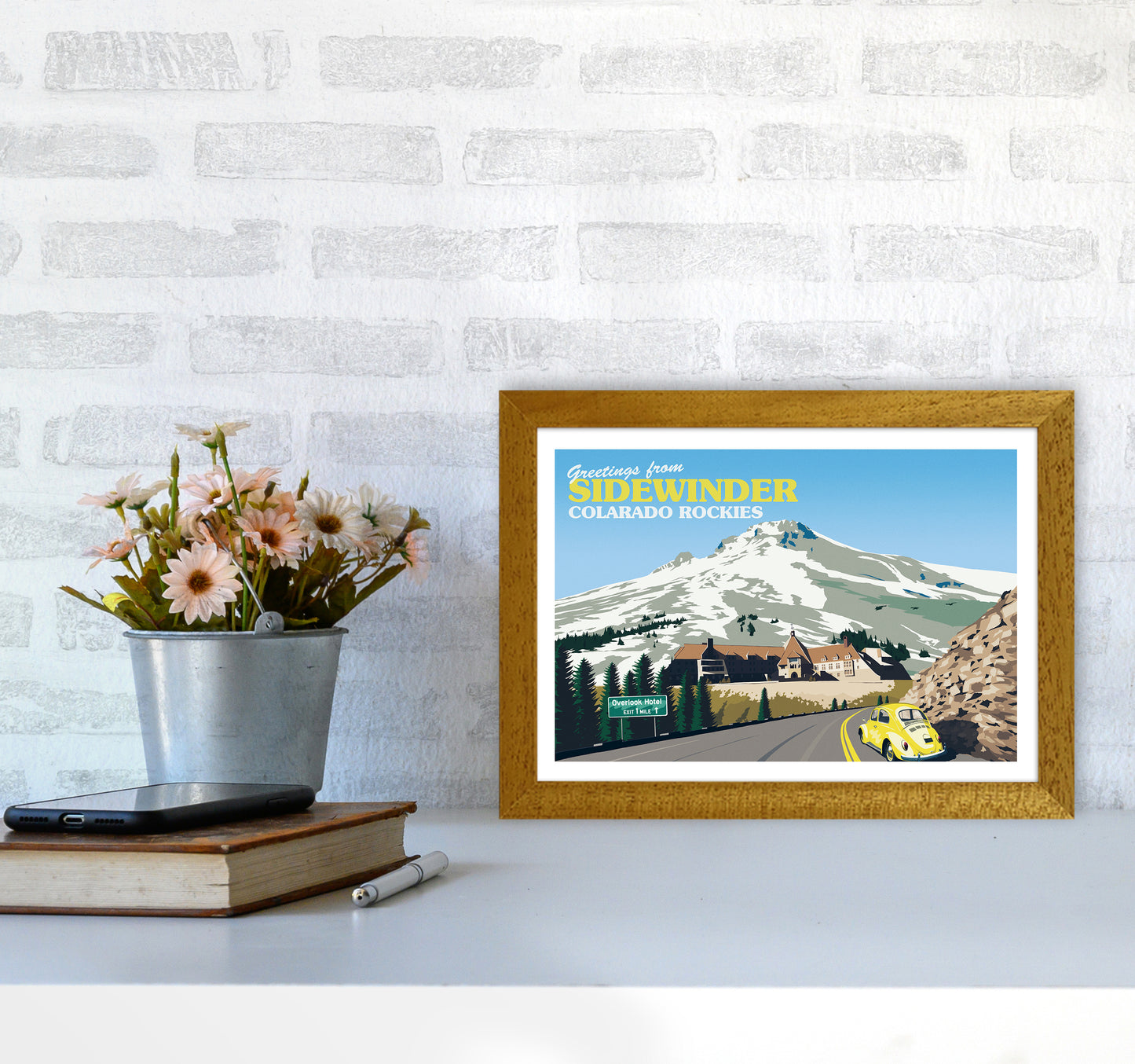 Overlook Hotel Art Print by Richard O'Neill A4 Print Only