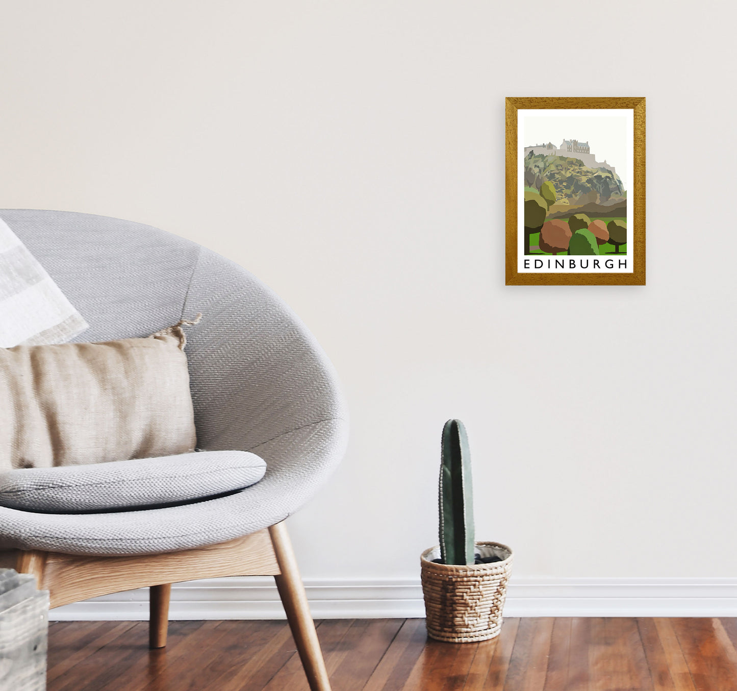 Edinburgh Portrait by Richard O'Neill A4 Print Only