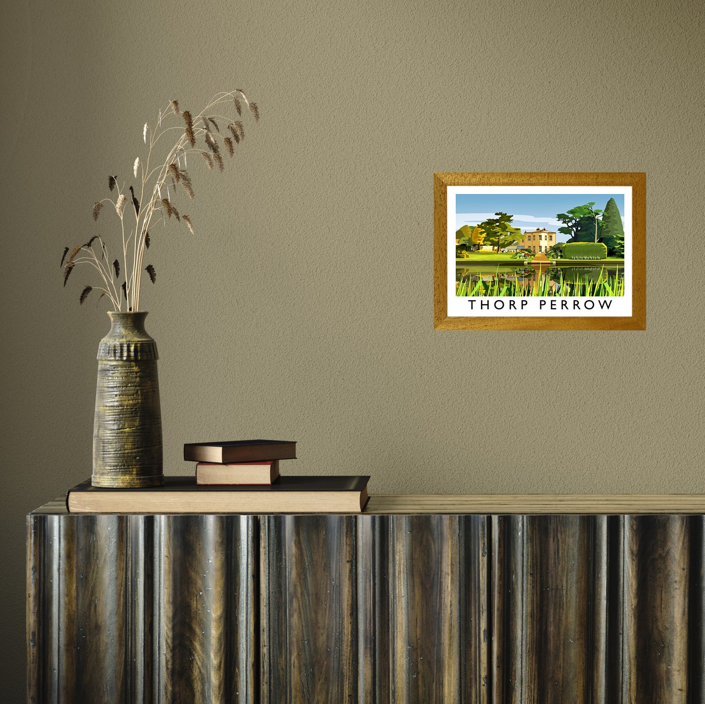 Thorp Perrow by Richard O'Neill A4 Oak Frame