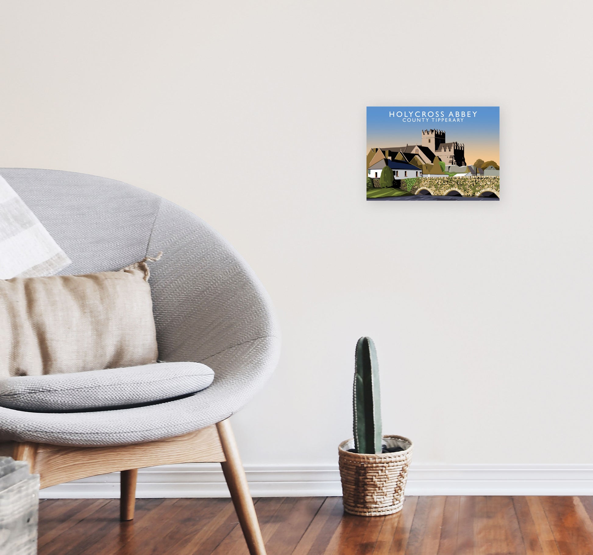 Holycross Abbey by Richard O'Neill A4 Black Frame