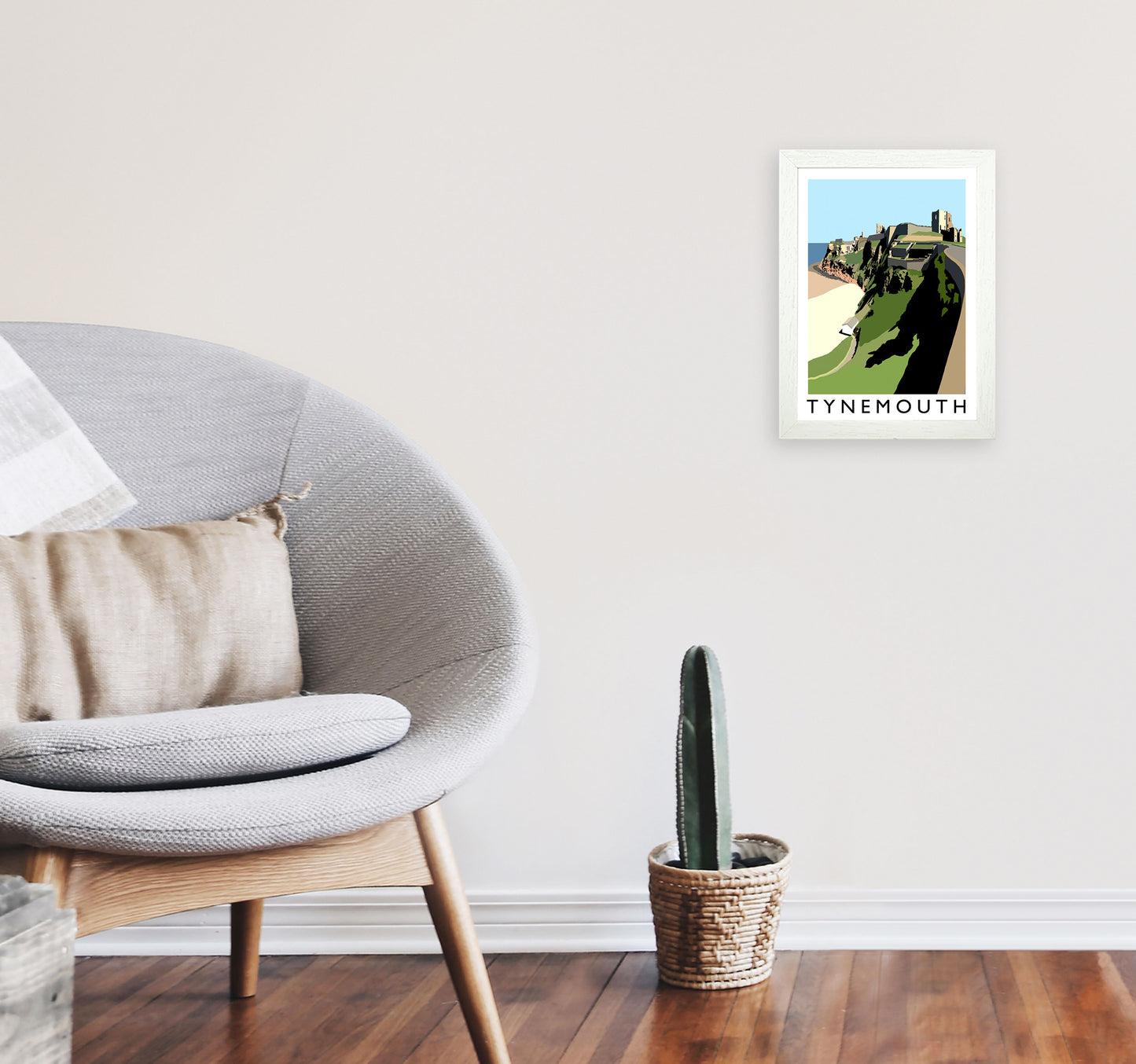 Tynemouth by Richard O'Neill A4 Oak Frame