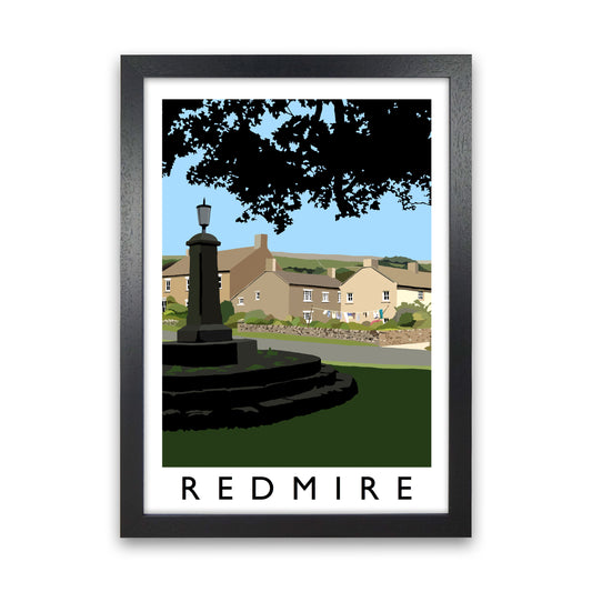 Redmire Art Print by Richard O'Neill Black Grain