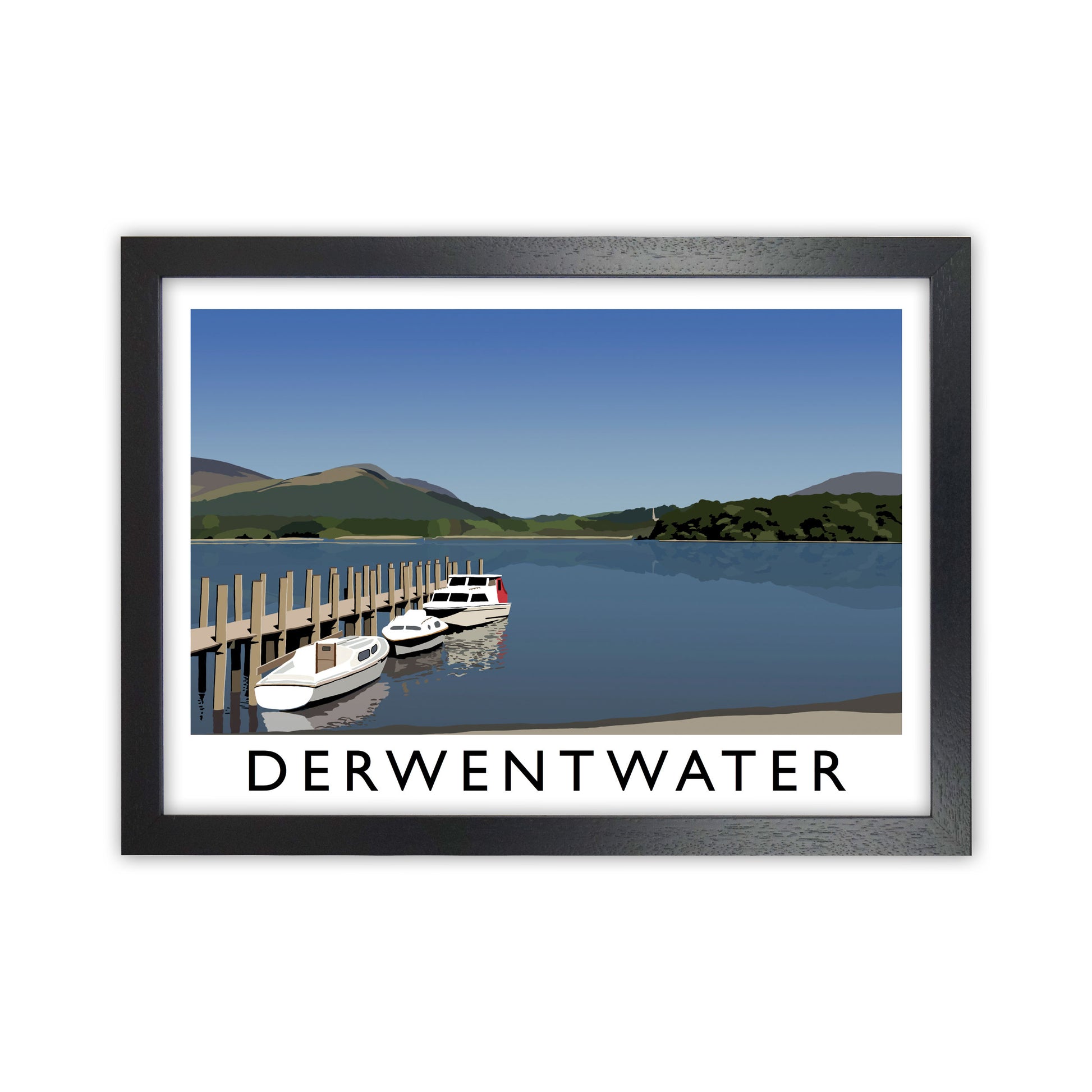 Derwent Water by Richard O'Neill Black Grain