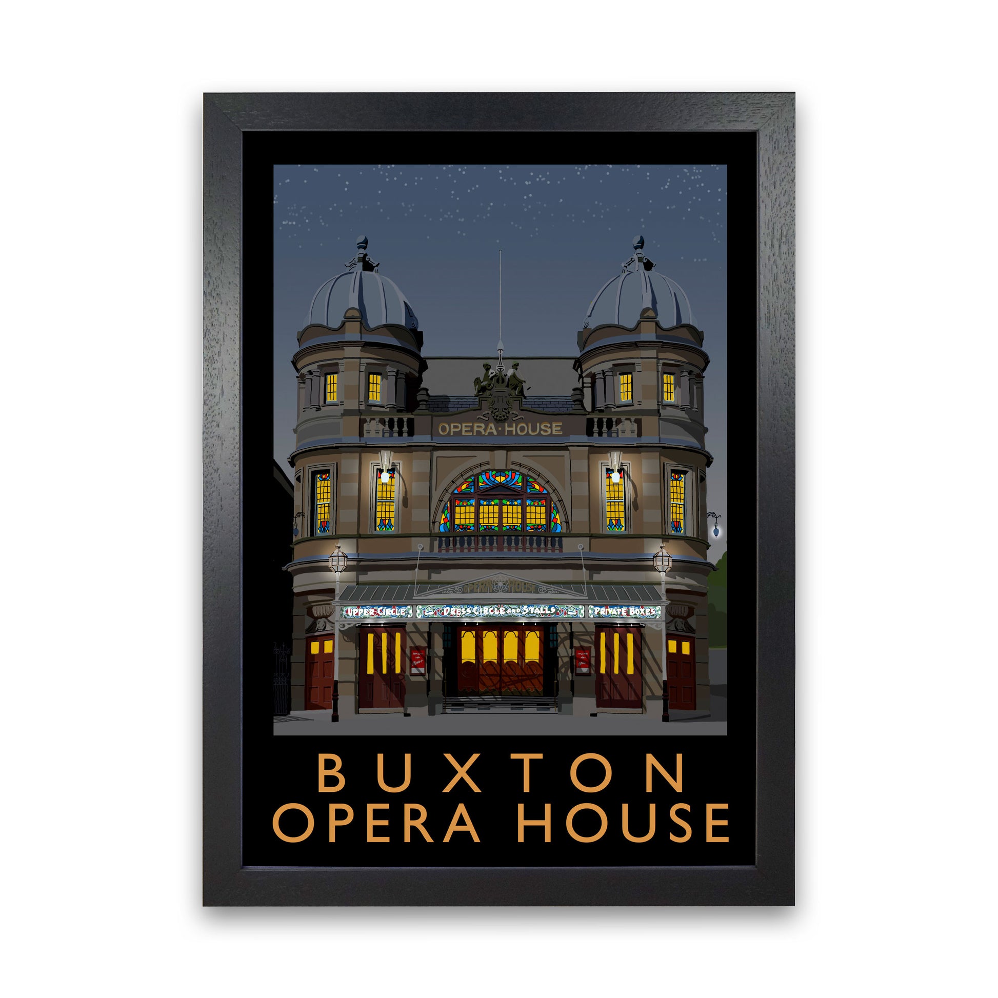 Buxton Opera House by Richard O'Neill Black Grain