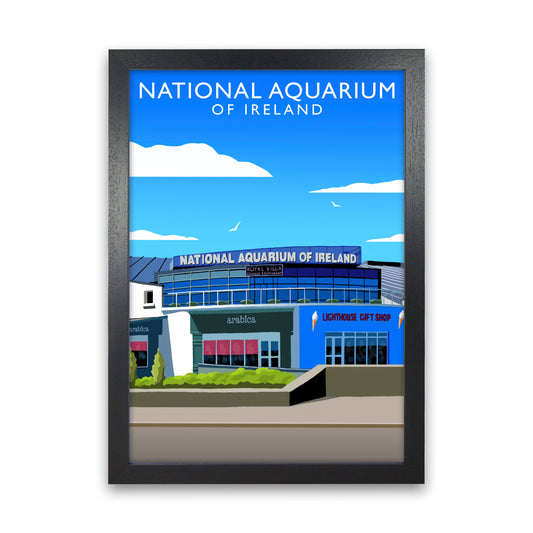 National Aquarium Ireland (Portrait) by Richard O'Neill Black Grain