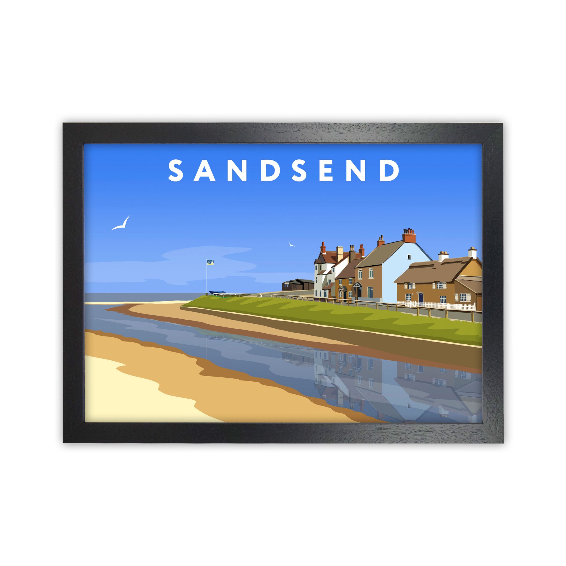 Sandsend3 by Richard O'Neill Black Grain