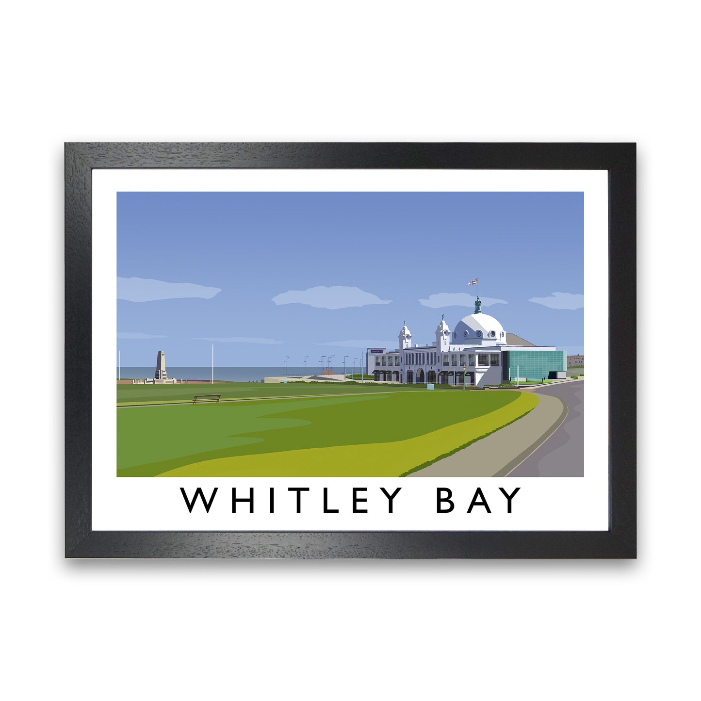Whitley Bay by Richard O'Neill Black Grain