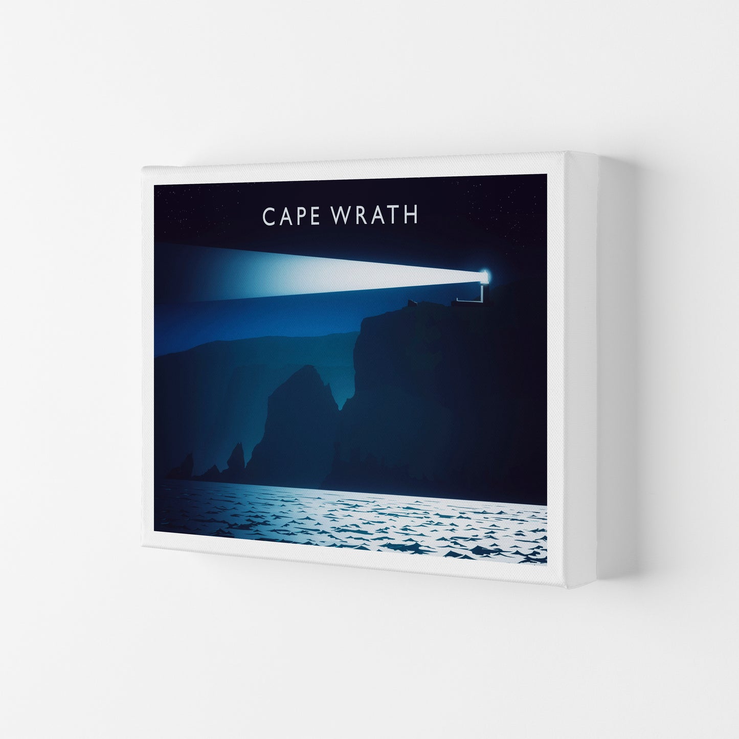 Cape Wrath Travel Art Print by Richard O'Neill Canvas