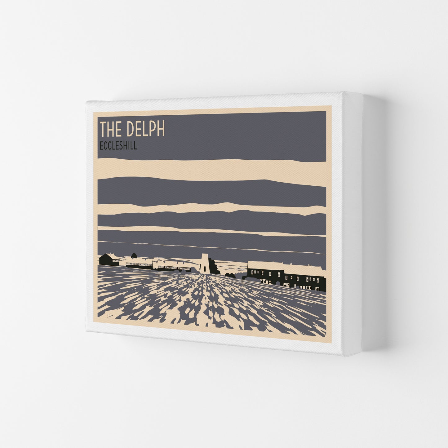 The Delph, Eccleshill Travel Art Print by Richard O'Neill Canvas