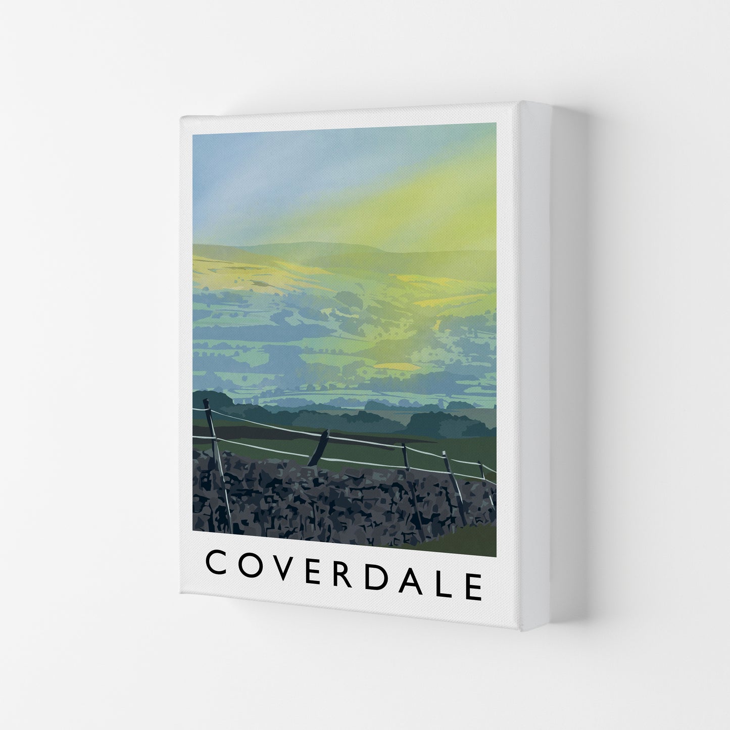 Coverdale Portrait Travel Art Print by Richard O'Neill Canvas