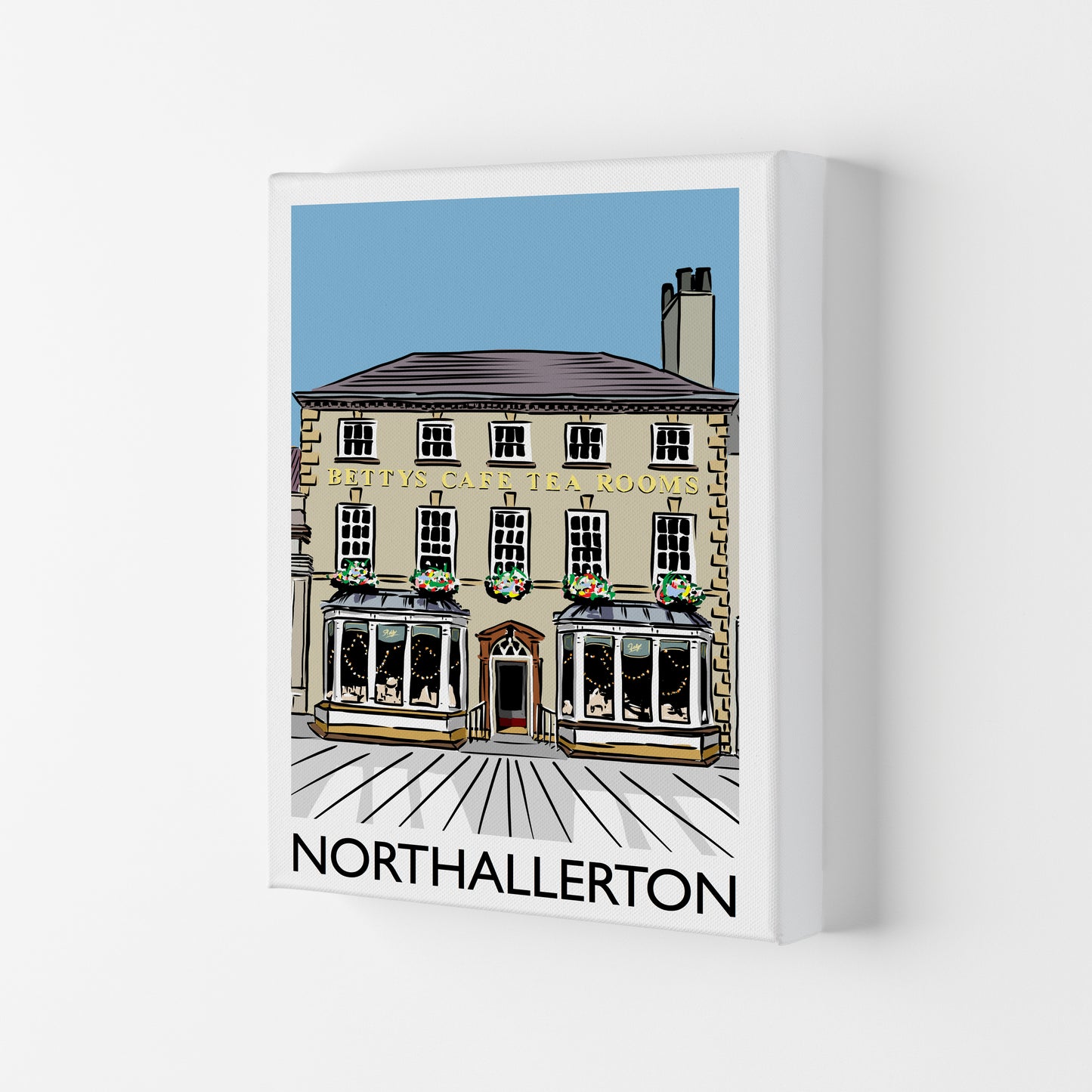 Northallerton Art Print by Richard O'Neill Canvas