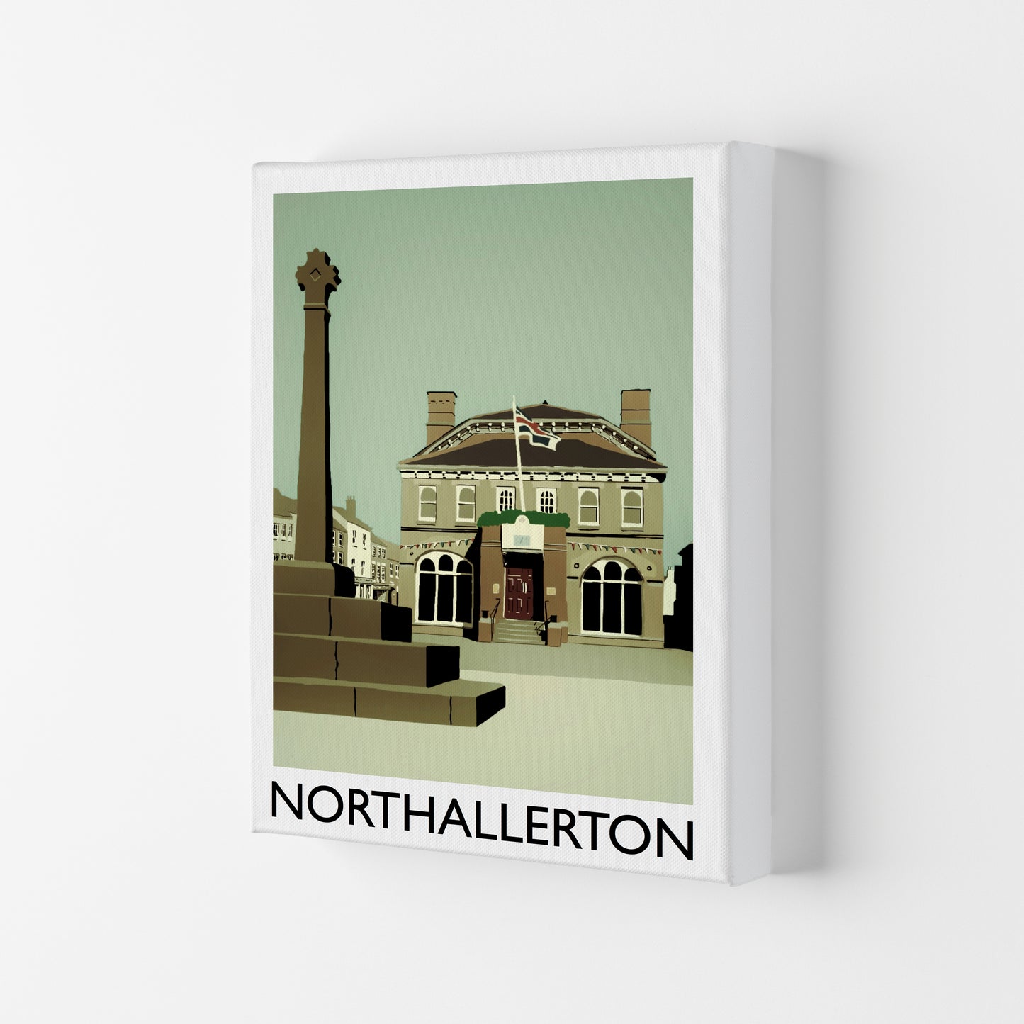 Northallerton Art Print by Richard O'Neill Canvas