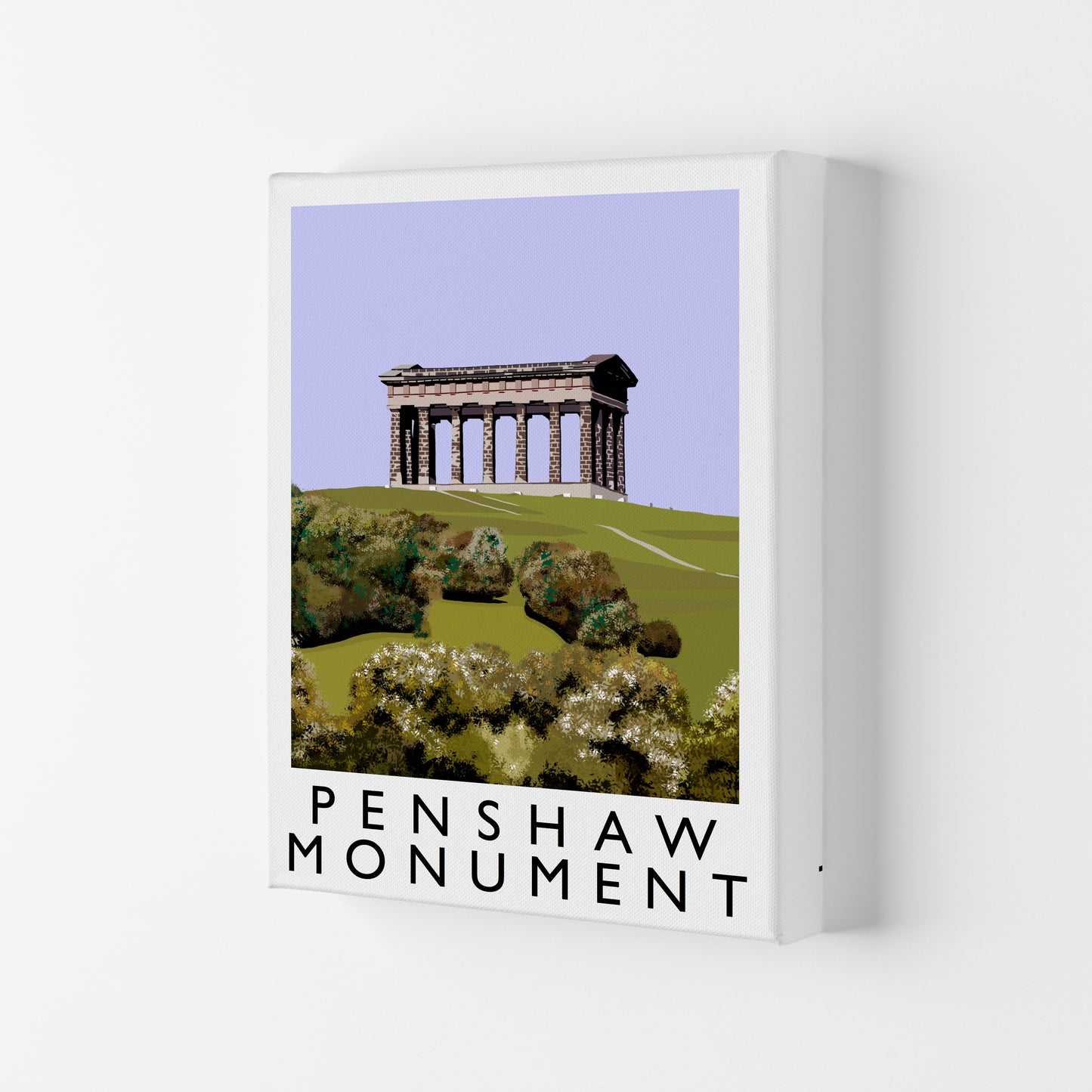 Penshaw Monument Art Print by Richard O'Neill Canvas