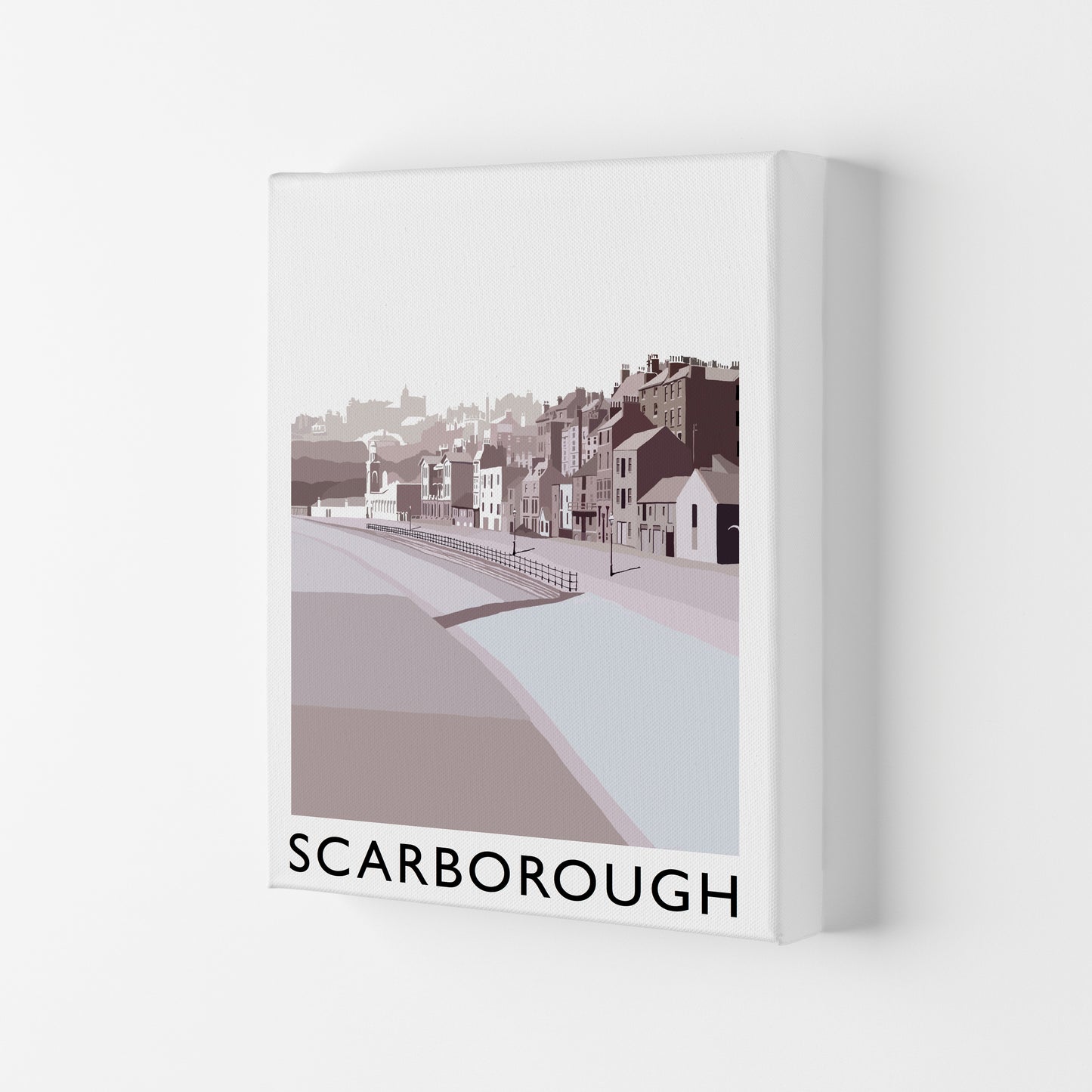 Scarborough Art Print by Richard O'Neill Canvas