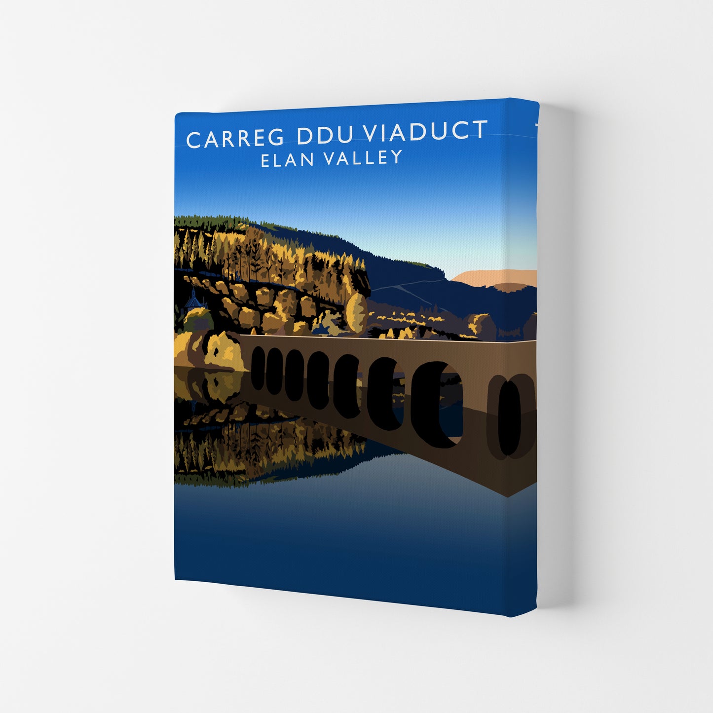 Carreg Ddu Viaduct by Richard O'Neill Canvas