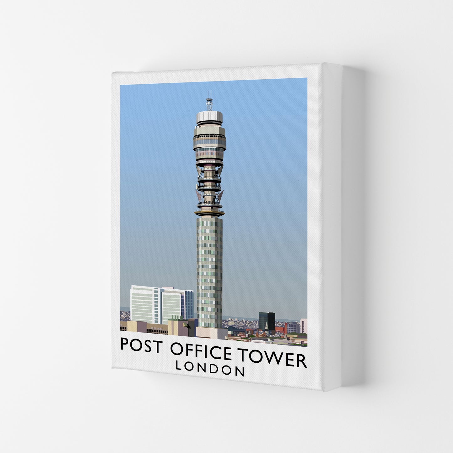 Post Office Tower London Art Print by Richard O'Neill Canvas