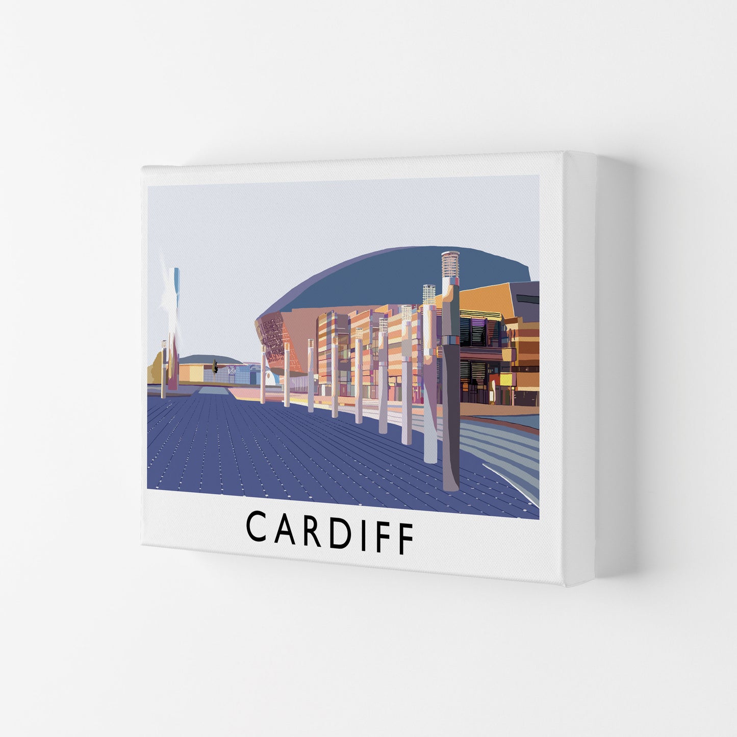 Cardiff by Richard O'Neill Canvas