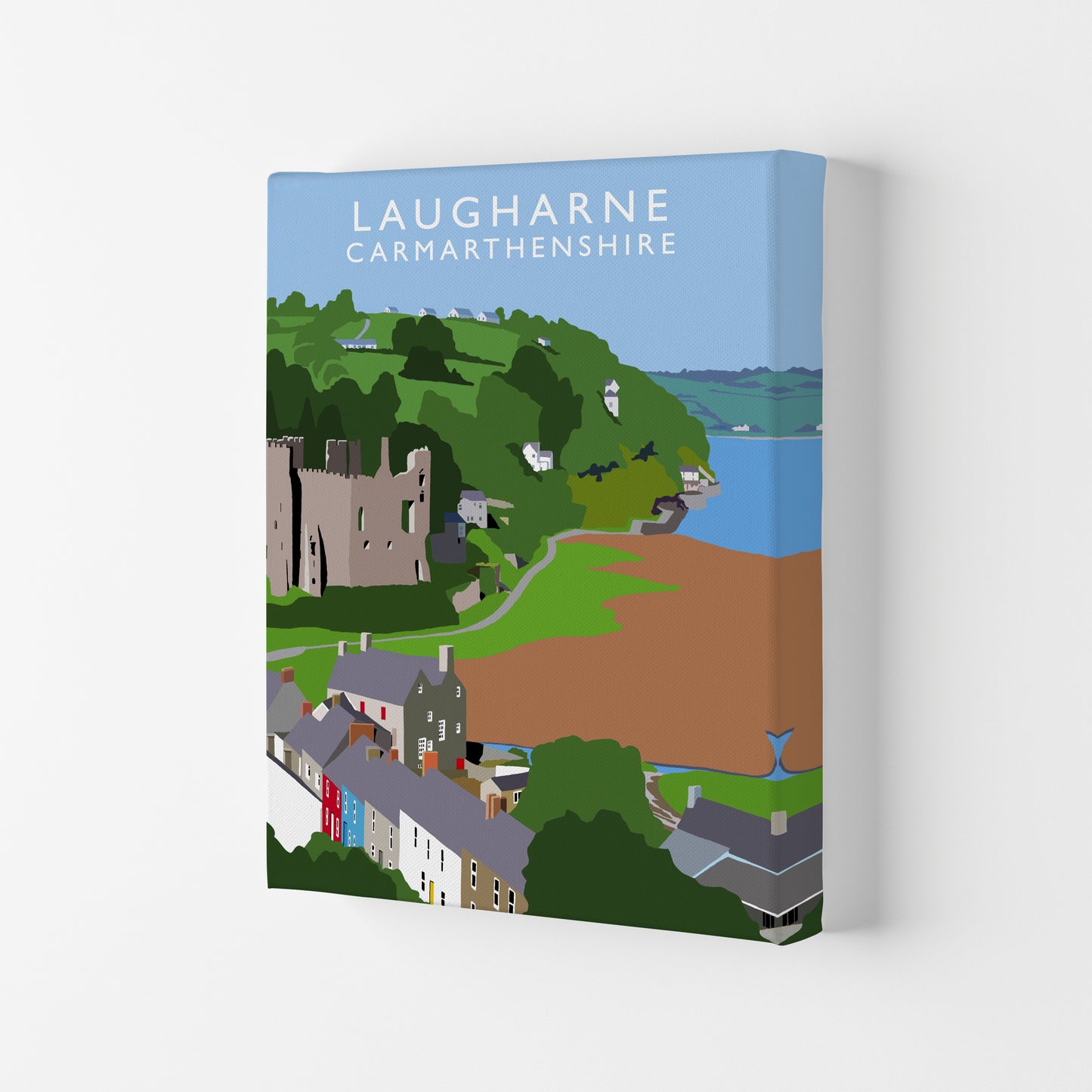 Laugharne by Richard O'Neill Canvas